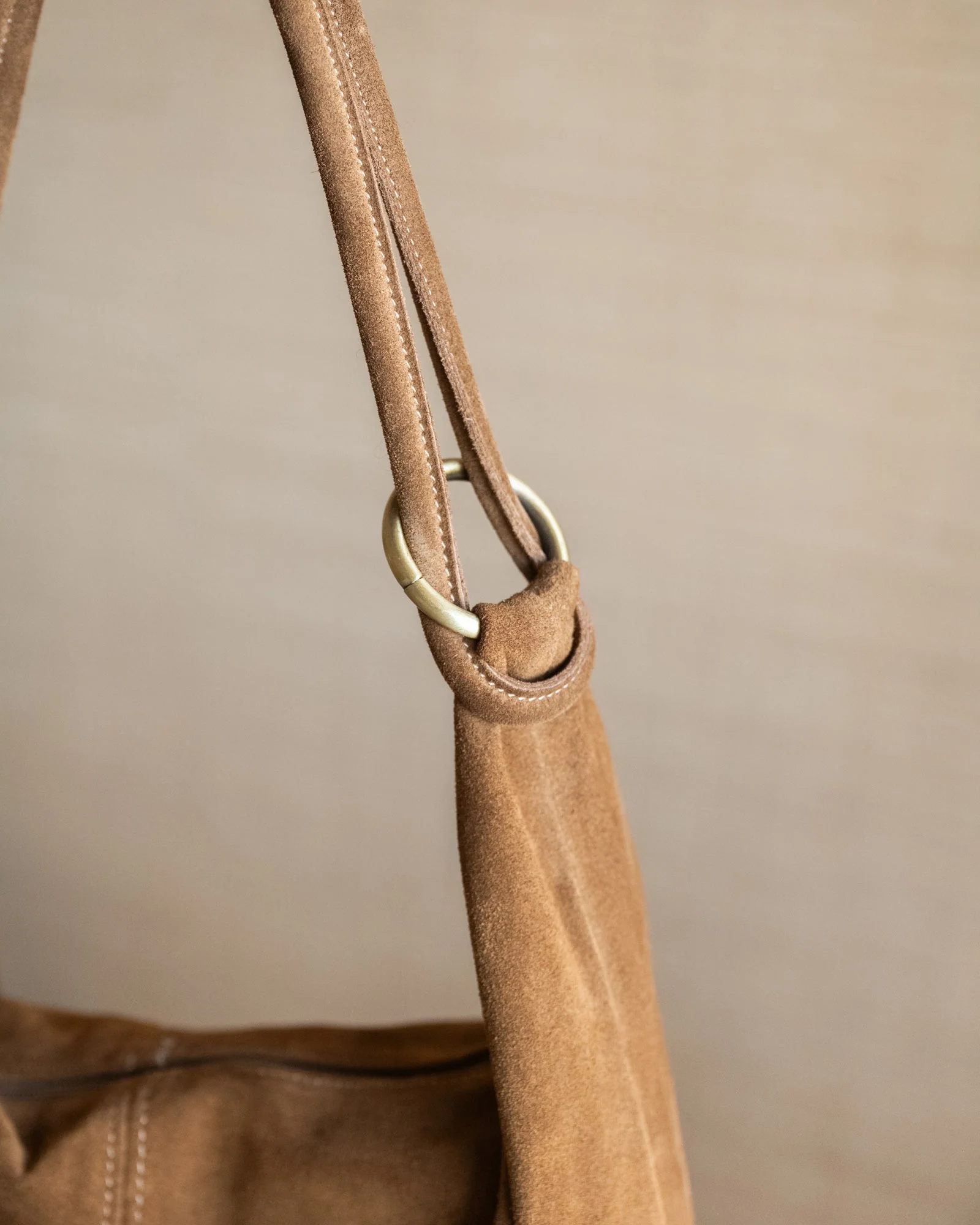 TILTIL Bag Suez Suede Taupe - Image 3