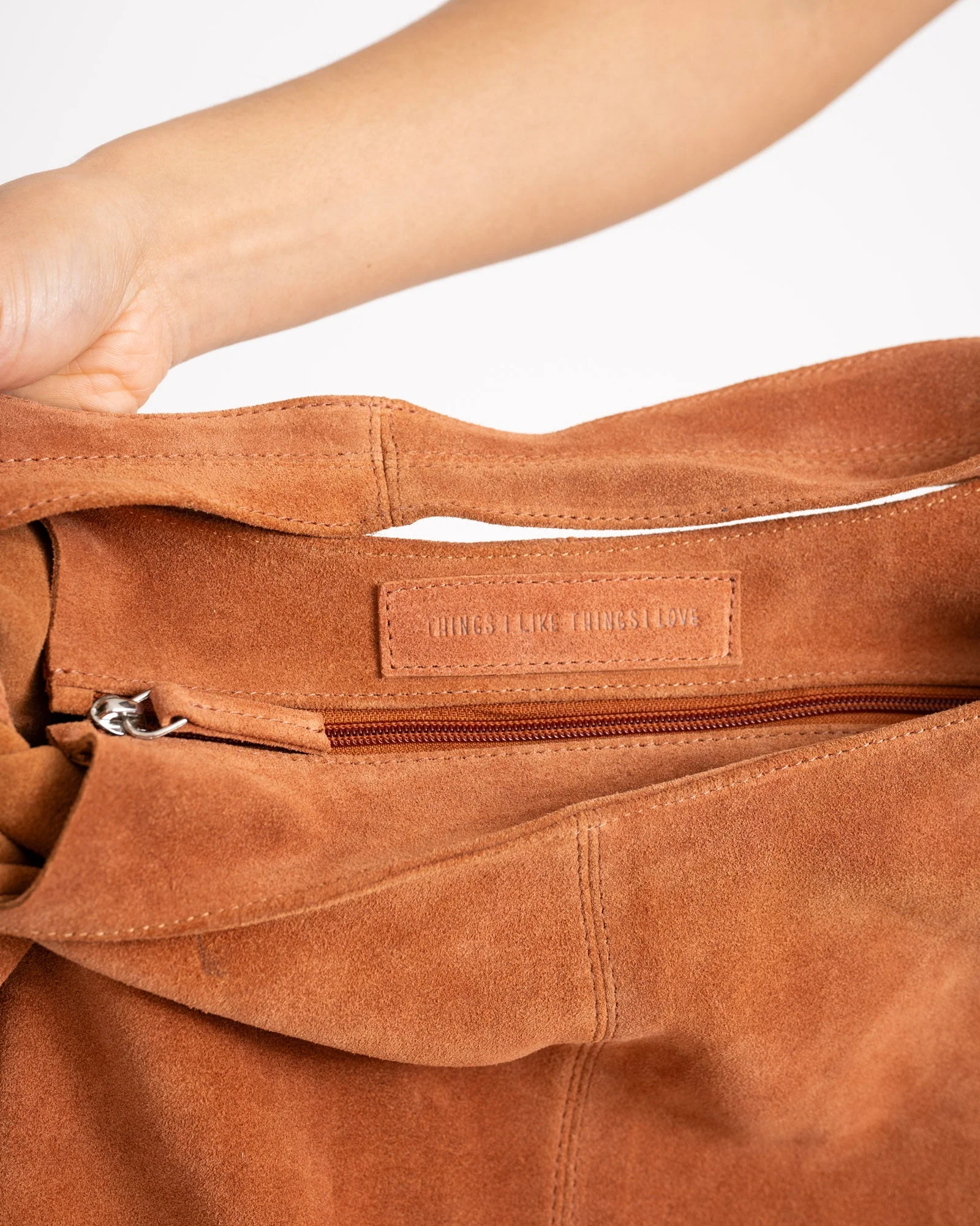 TILTIL Bag Yuki Suede Baked Clay - Image 3