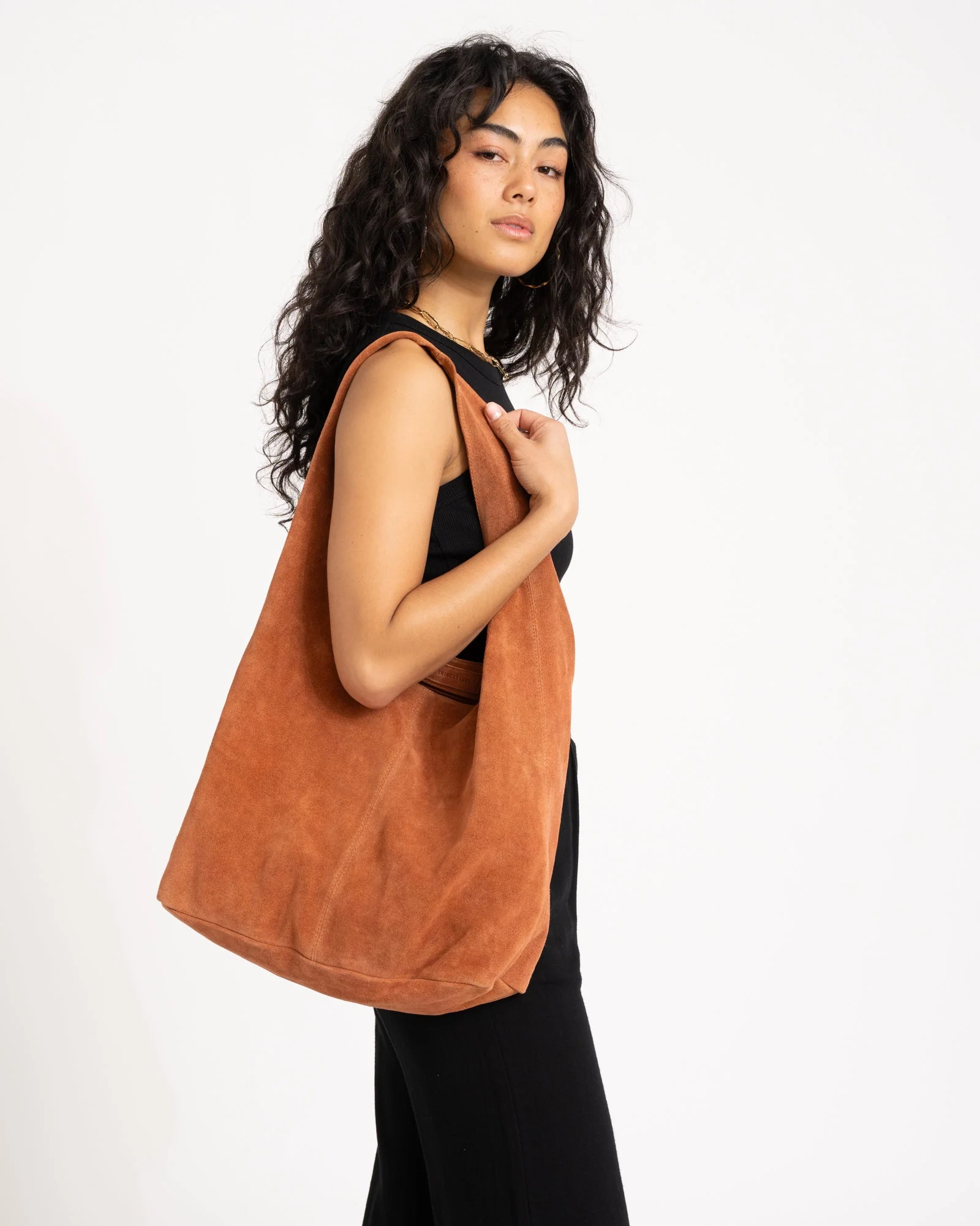 TILTIL Bag Yuki Suede Baked Clay - Image 4