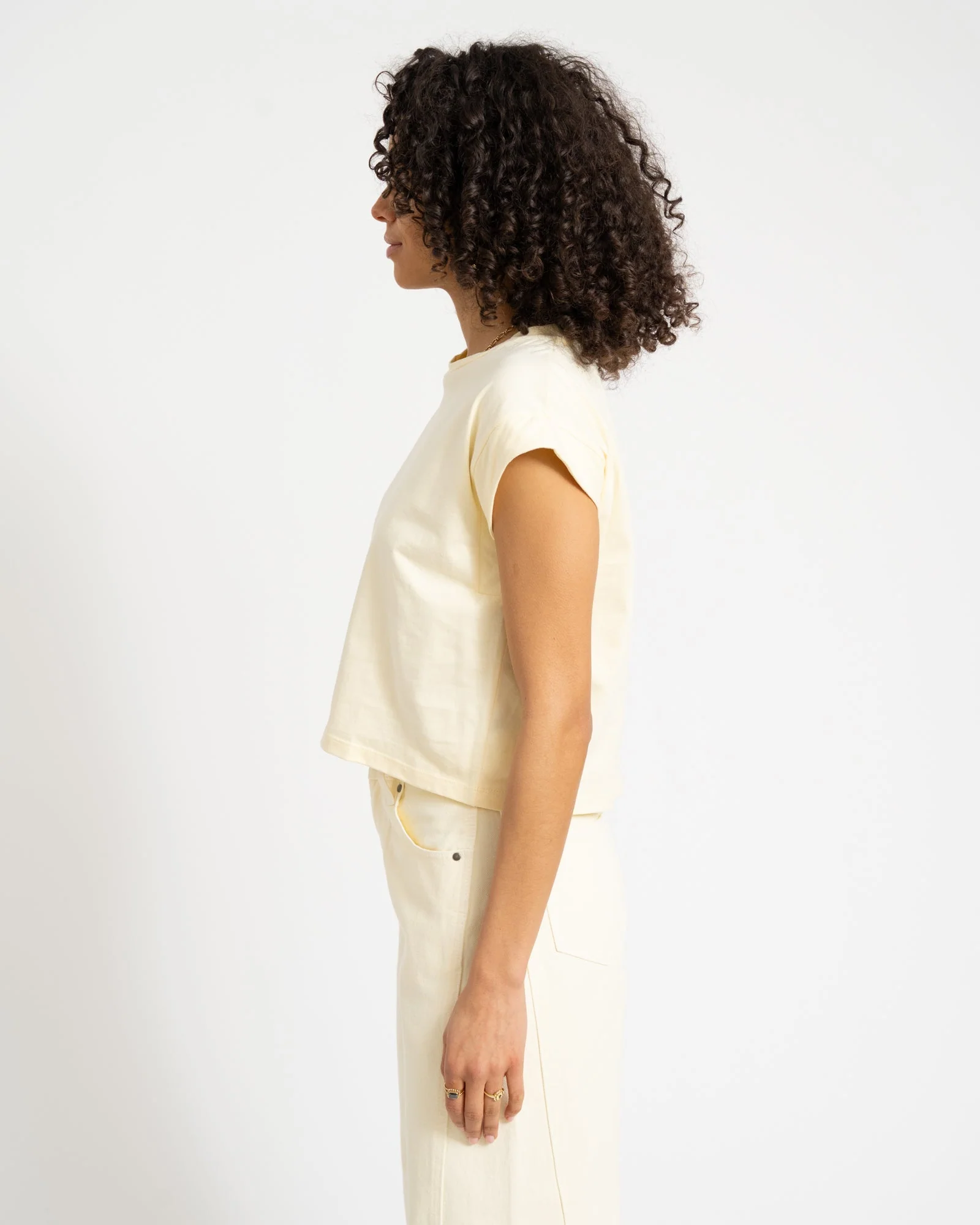 TILTIL Beggi Tee Light Yellow - Image 3