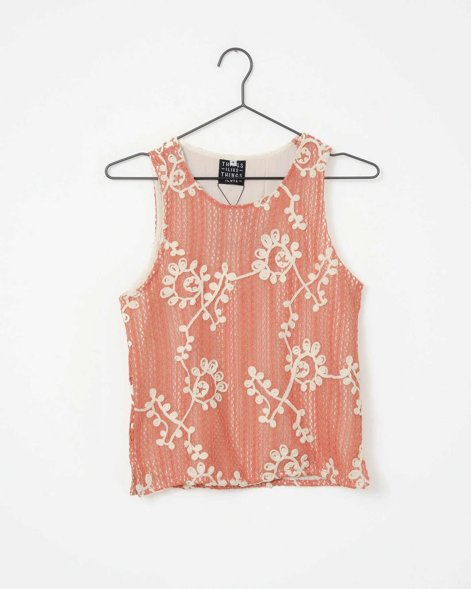 TILTIL Bente Crochet Top Pink - Image 7