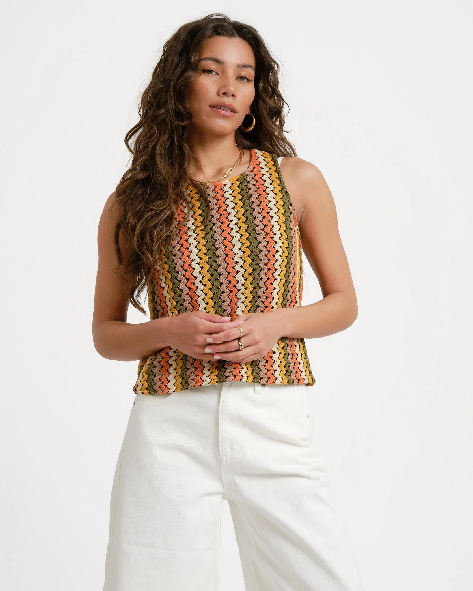 TILTIL Bente Crochet Top Multi - Image 3