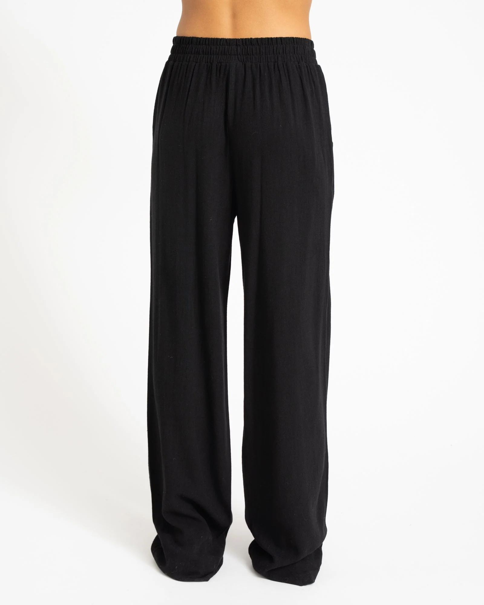 TILTIL Britt Pants Linen Black - Image 4