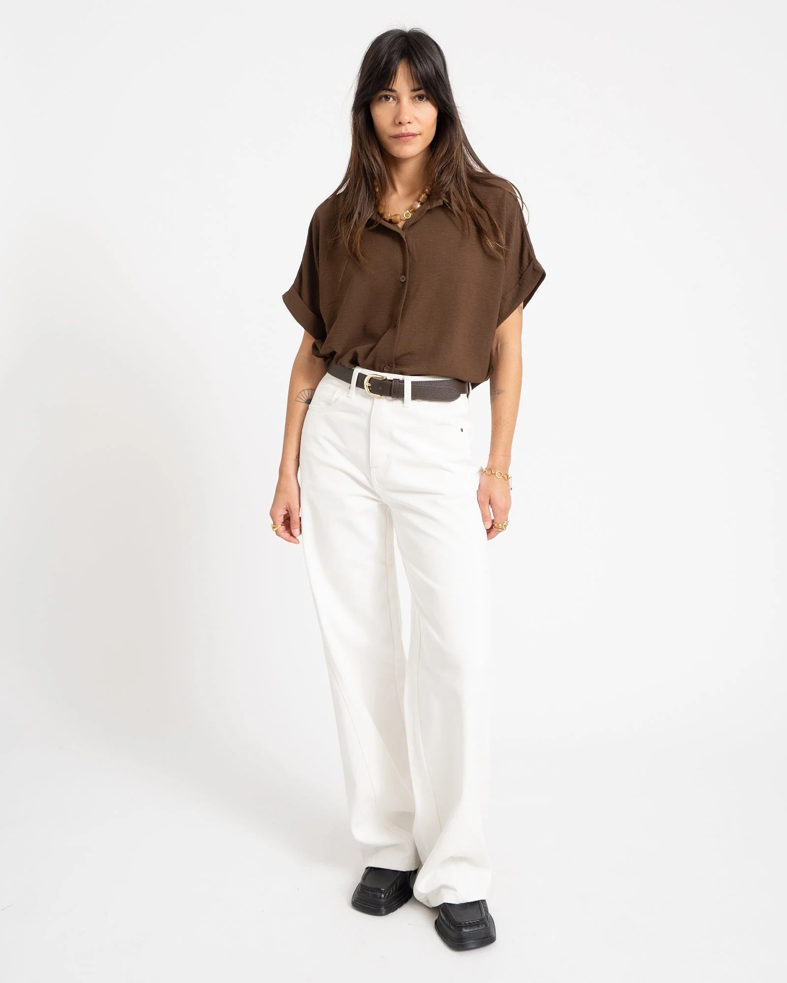 TILTIL Ciara Blouse Brown - Image 3