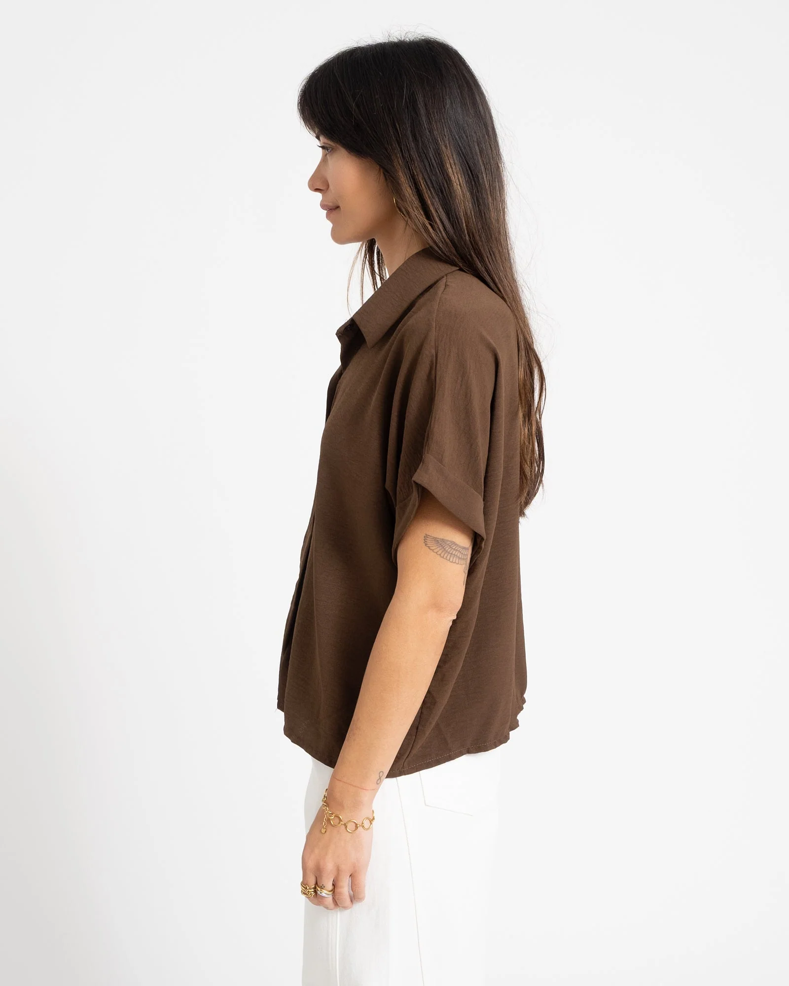 TILTIL Ciara Blouse Brown - Image 4