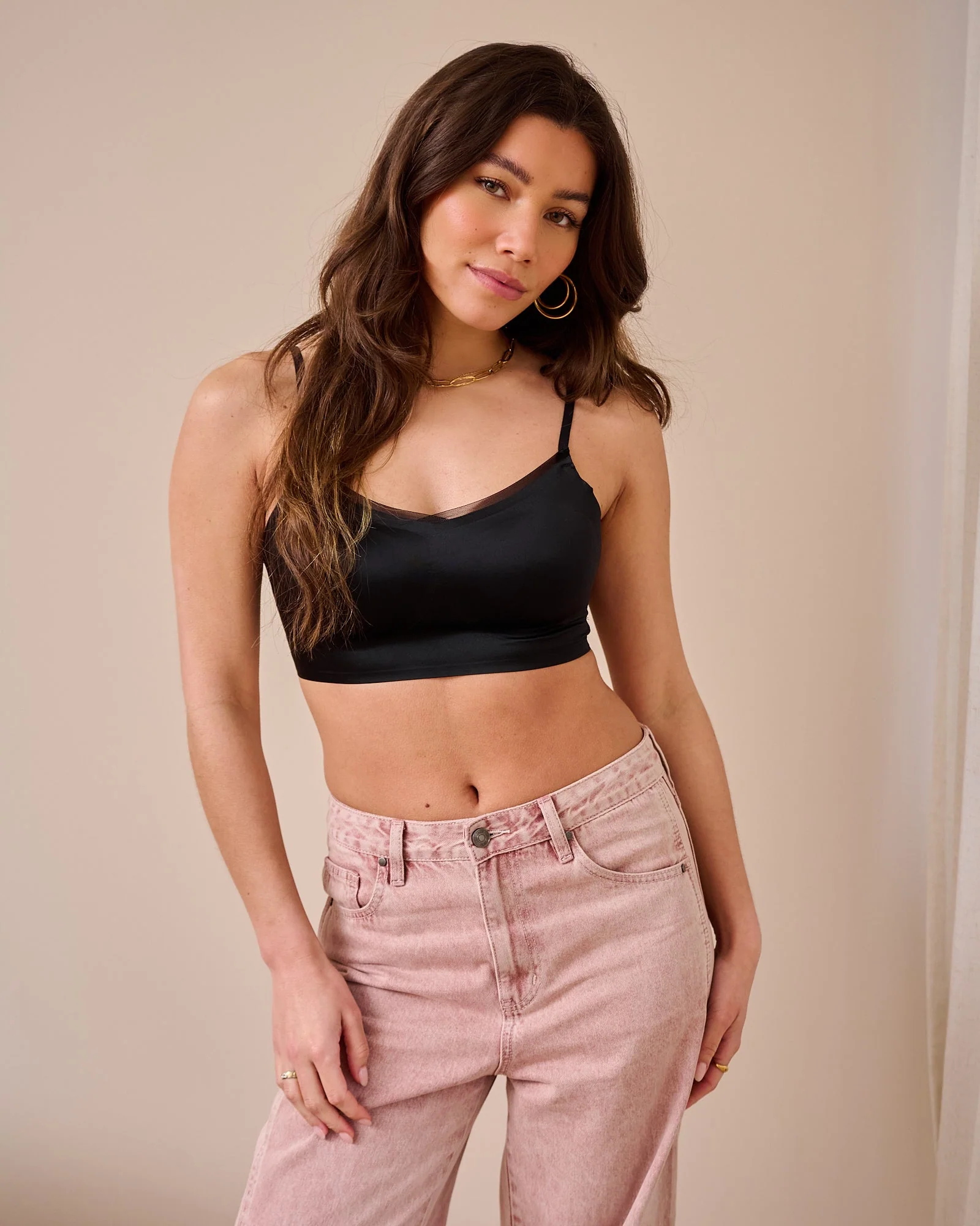 TILTIL Cindy Satin Seamless BH Zwart