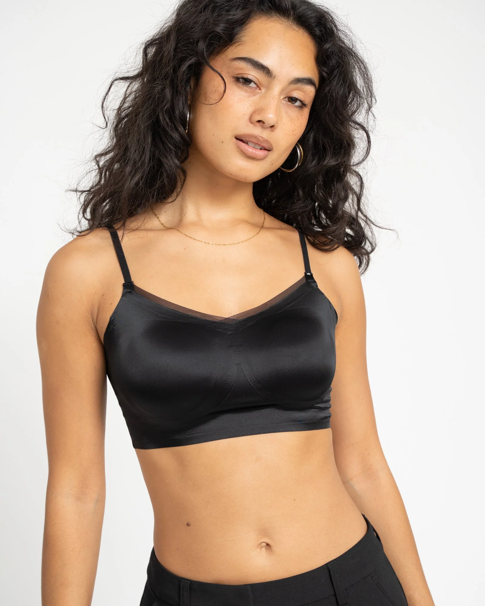 TILTIL Cindy Satin Seamless BH Zwart - Image 4