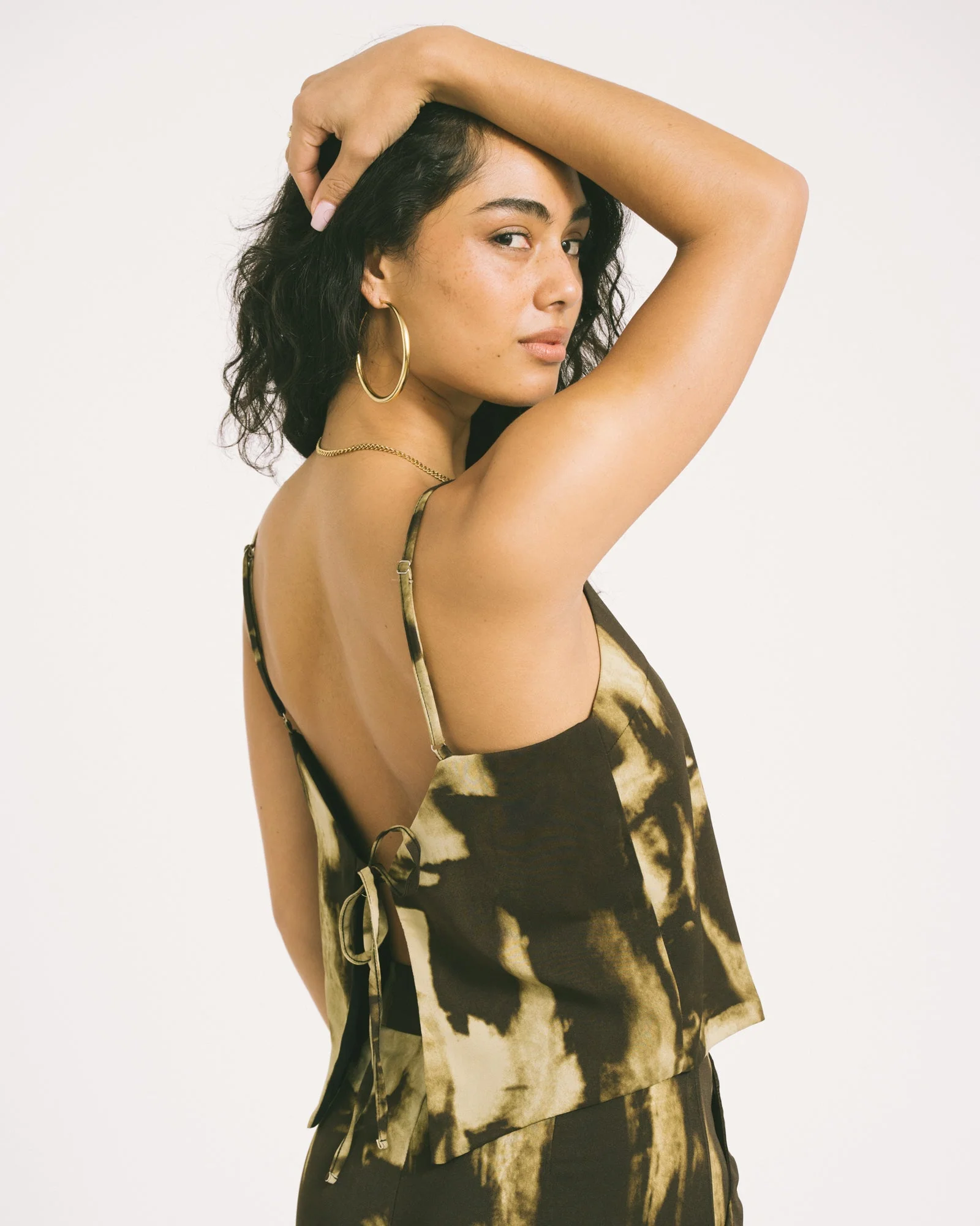 TILTIL Cloe Abstract Top Brown - Image 3