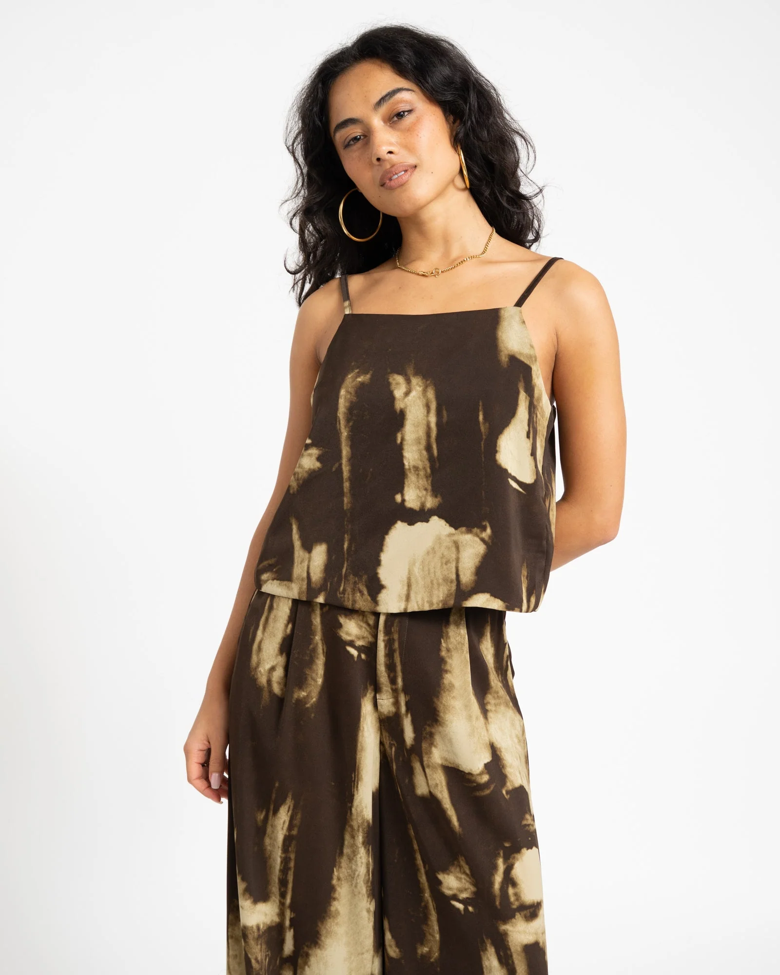 TILTIL Cloe Abstract Top Brown - Image 6