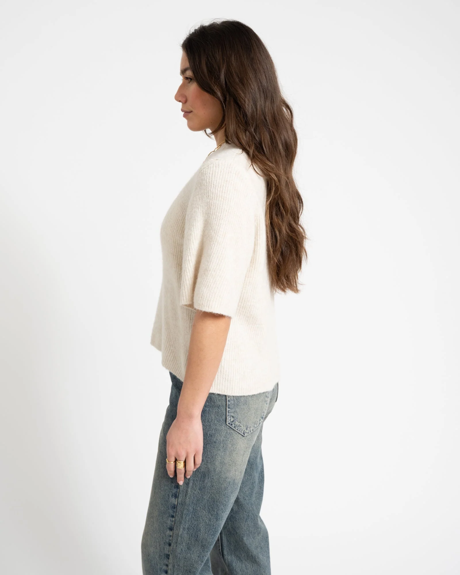 TILTIL Demi Knit Ecru One Size - Image 4