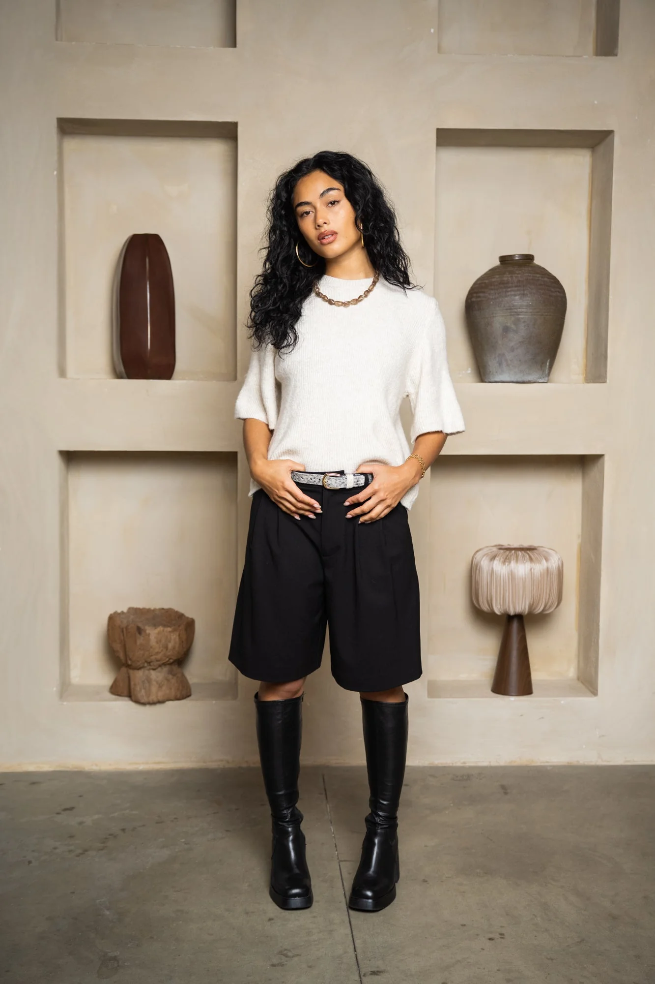 TILTIL Demi Knit Ecru One Size - Image 7