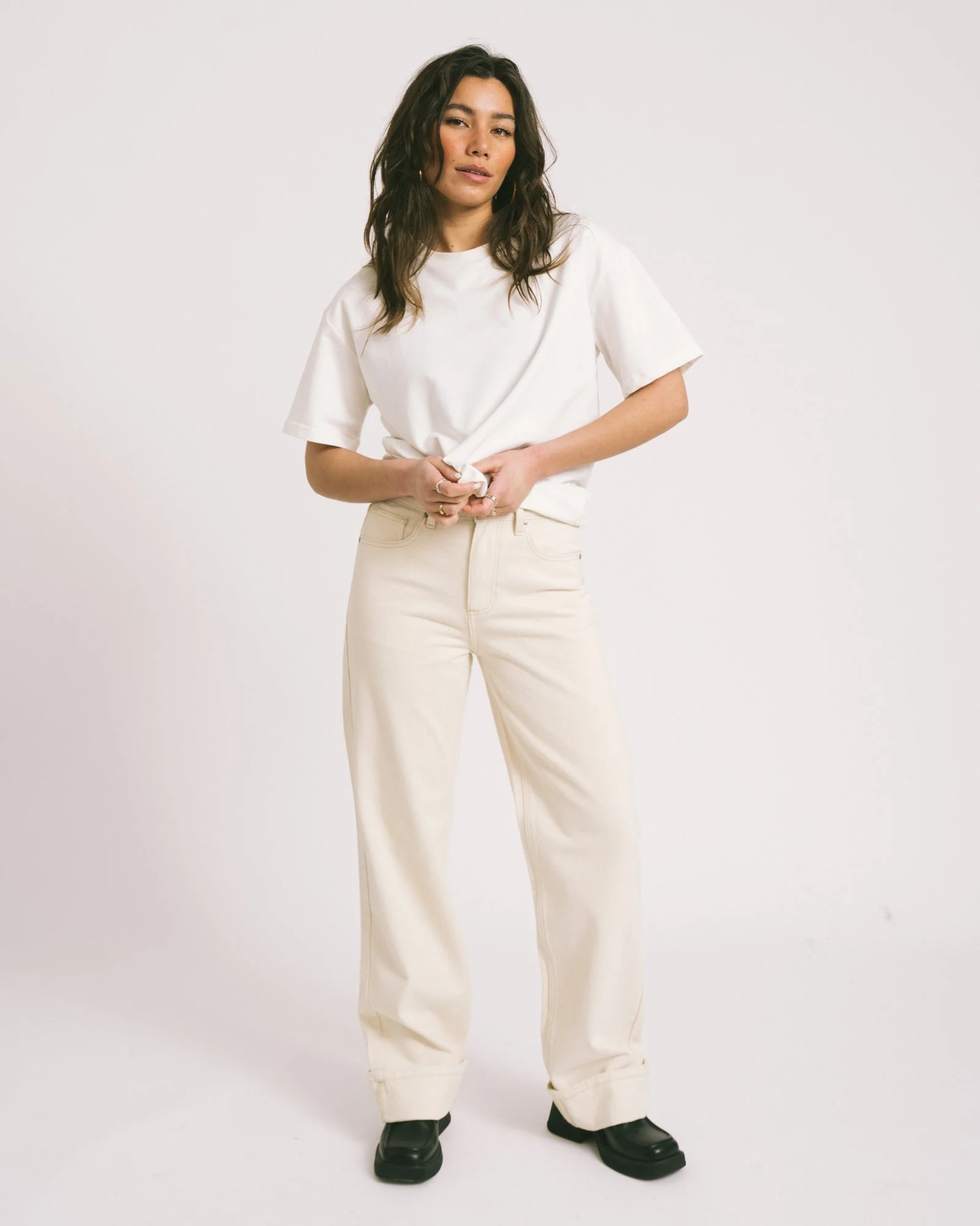 TILTIL Dide Jeans Undyed Off White - Image 3