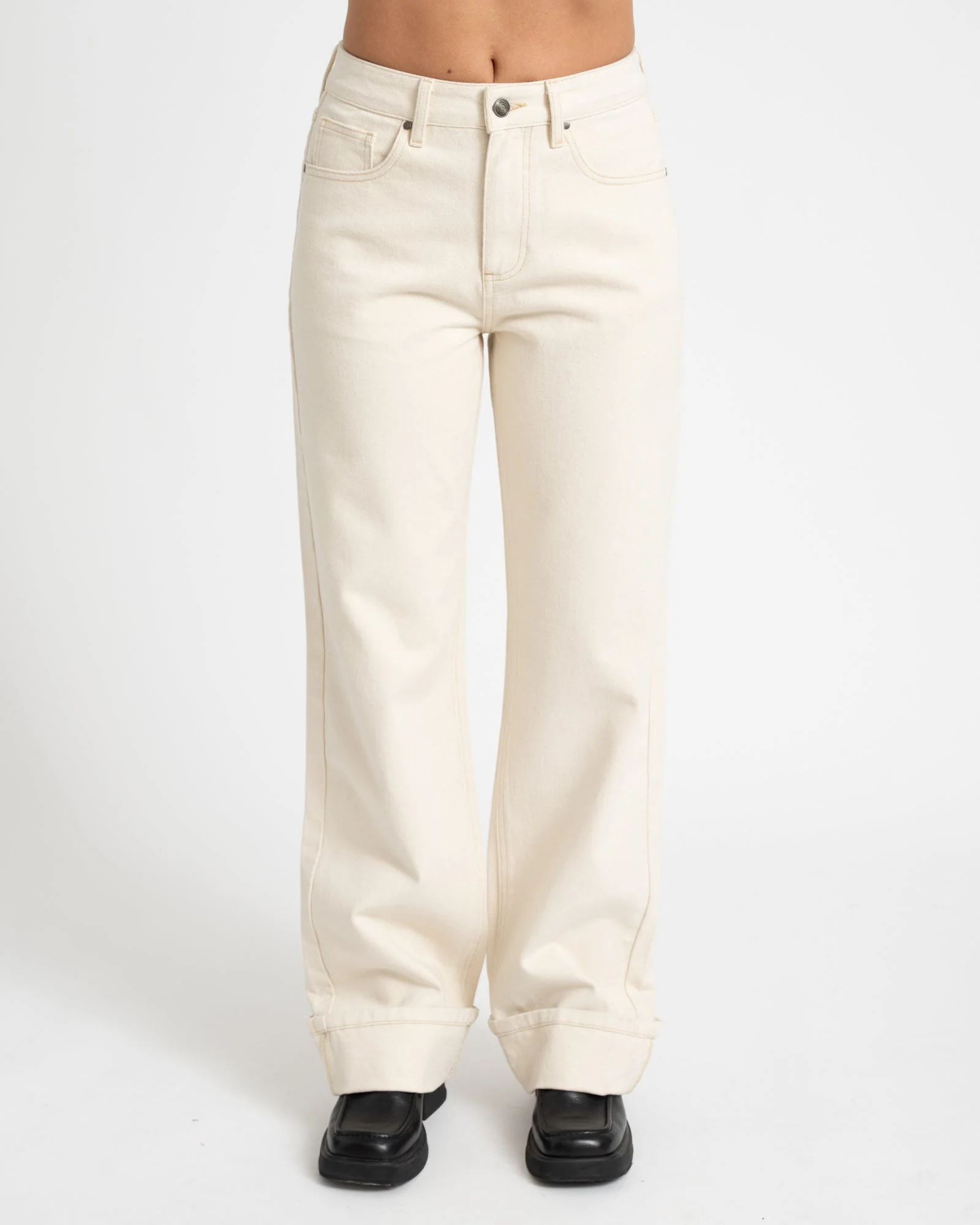 TILTIL Dide Jeans Undyed Off White - Image 4