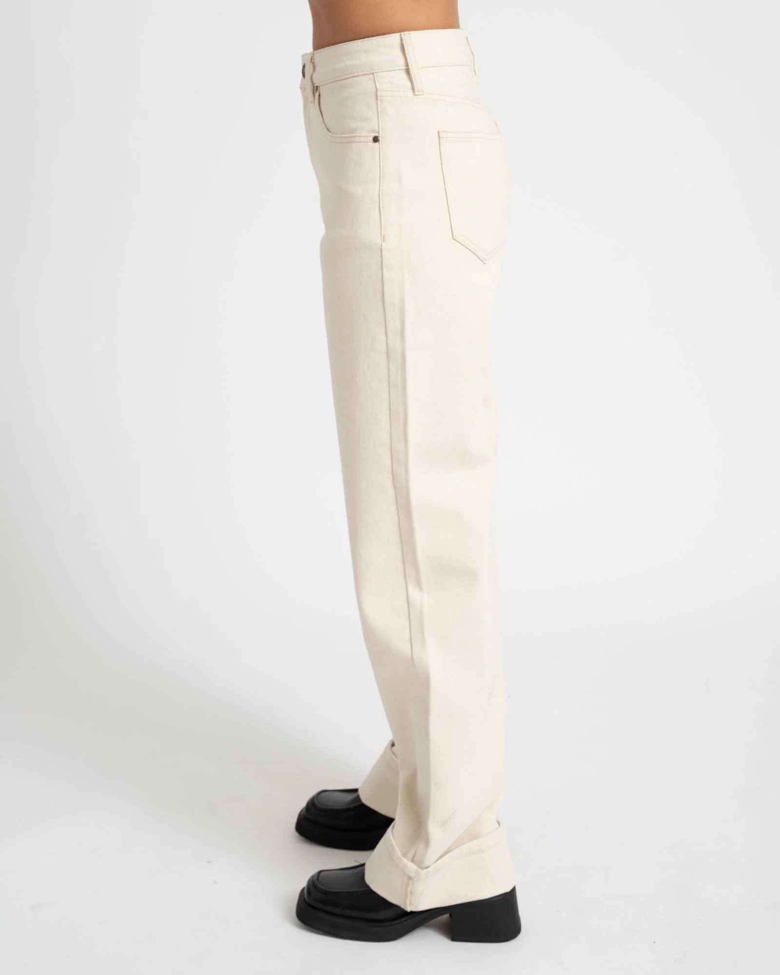 TILTIL Dide Jeans Undyed Off White - Image 5