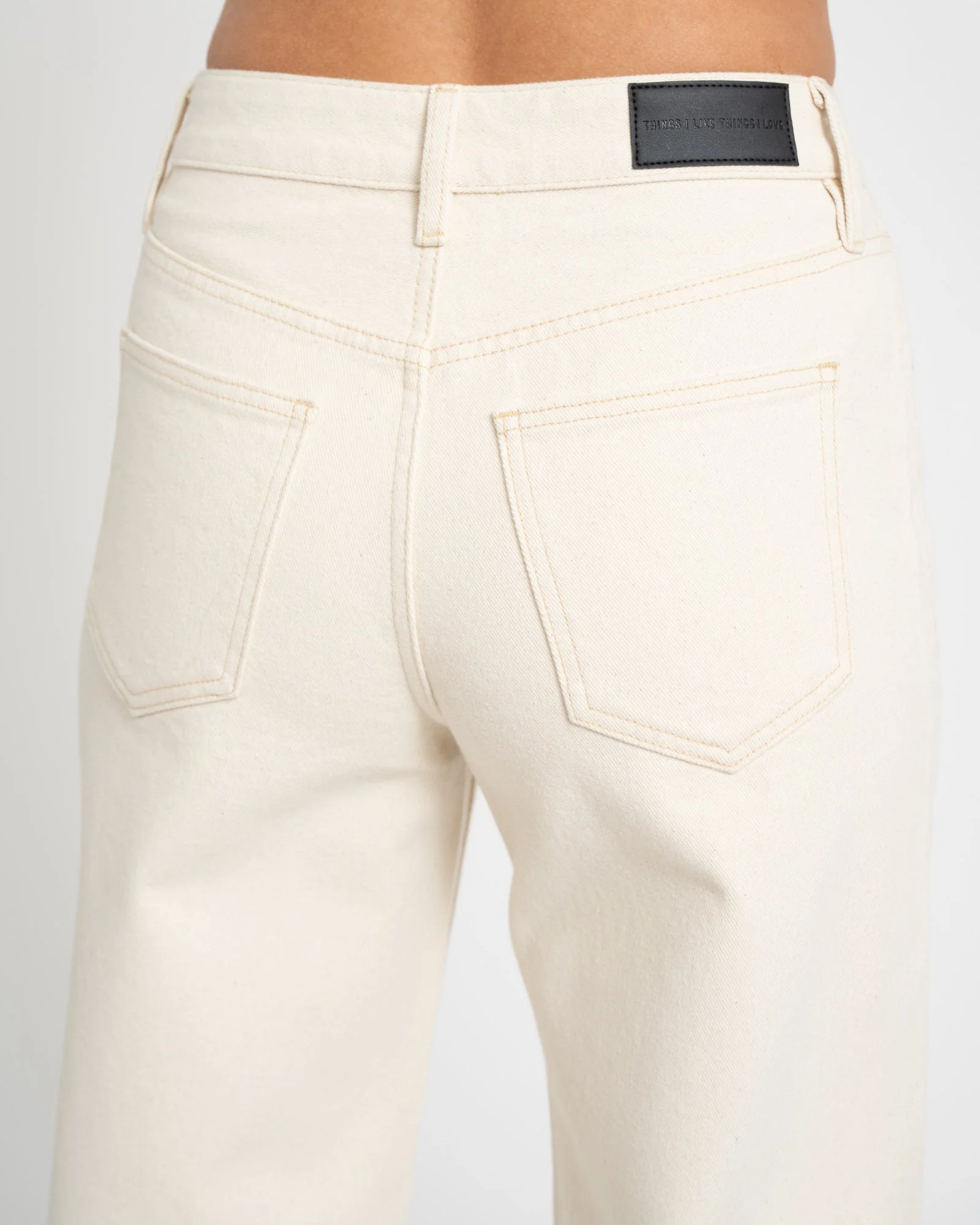 TILTIL Dide Jeans Undyed Off White - Image 8