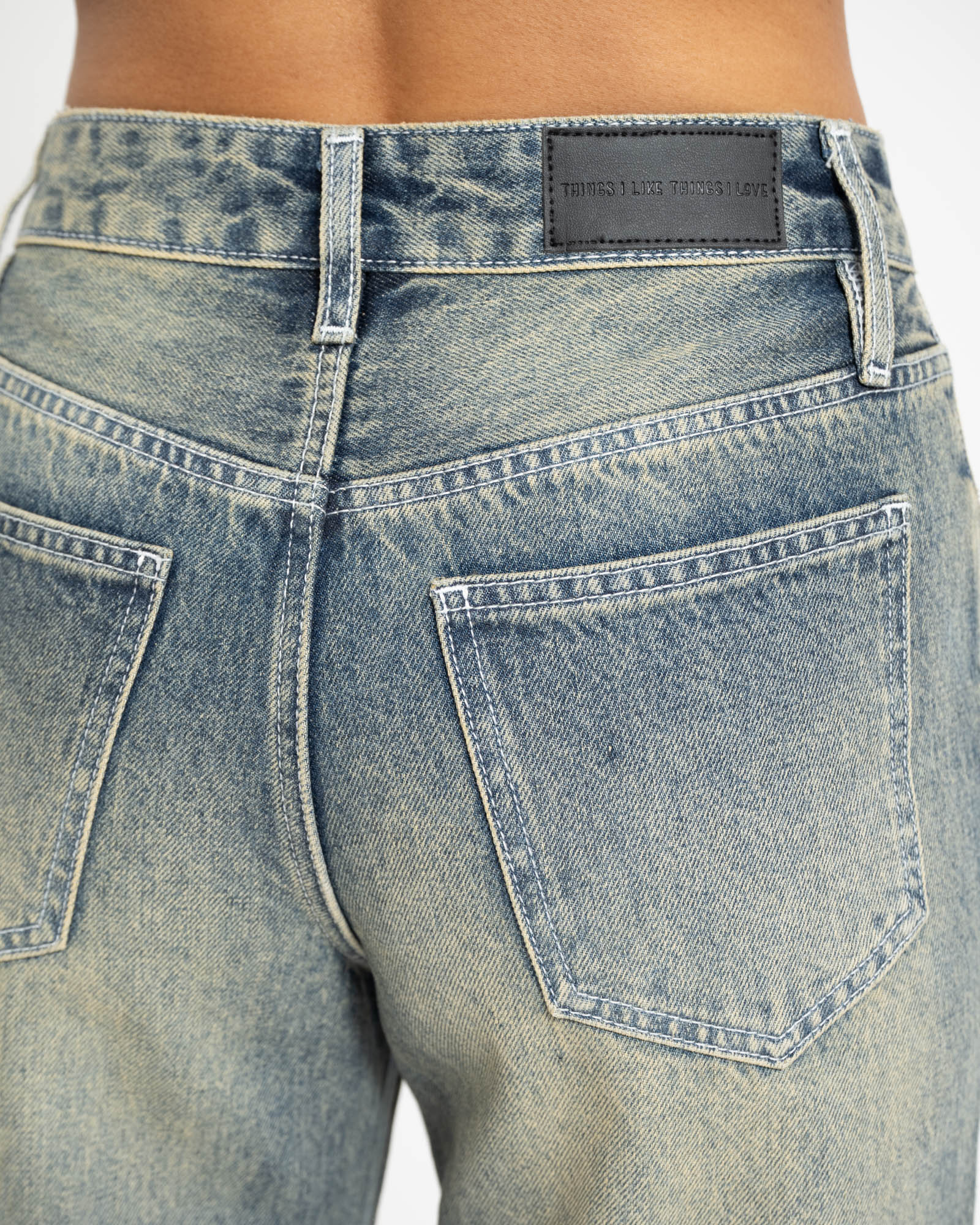 TILTIL Dide Jeans Washed Green - Image 6