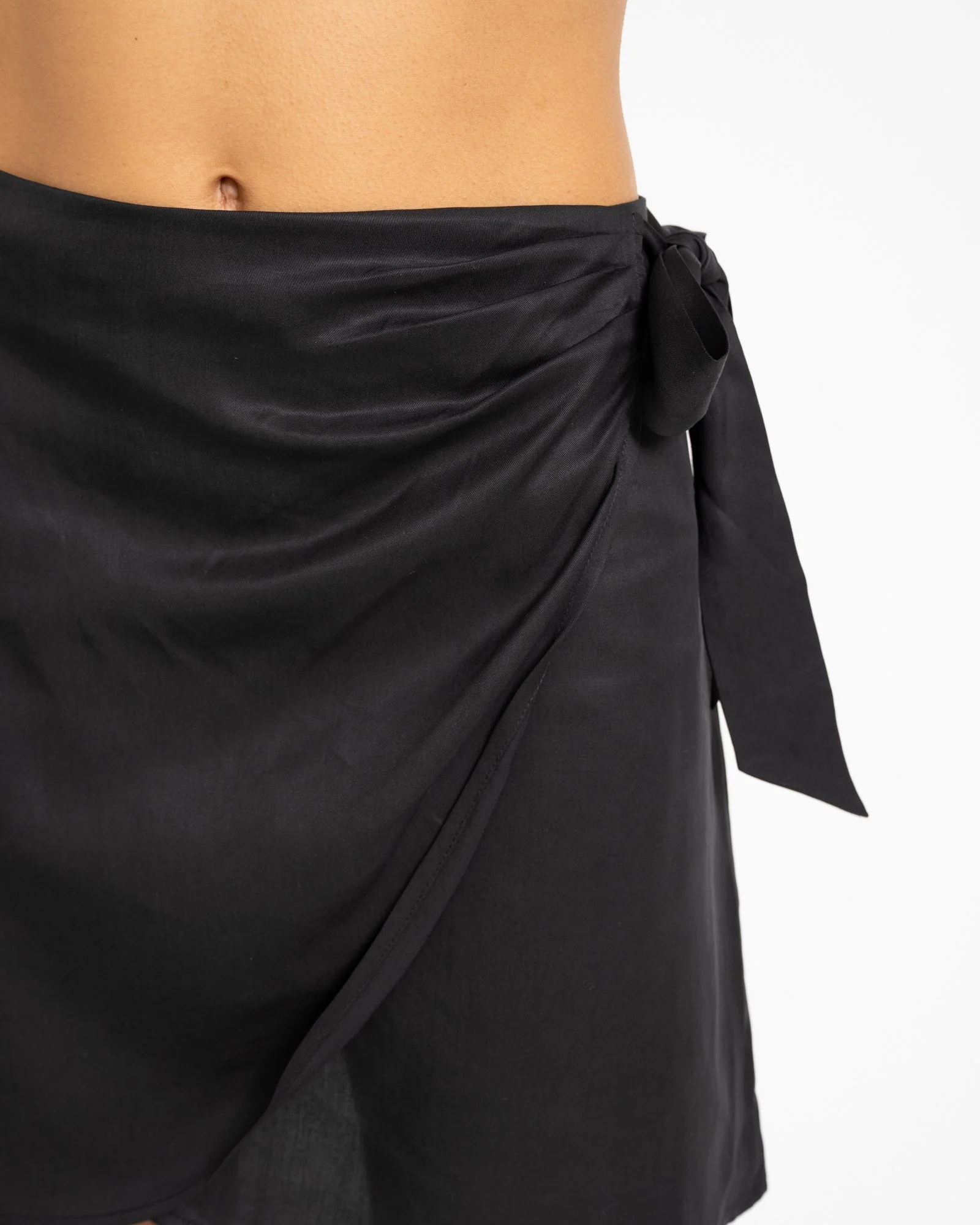 TILTIL Elin Skirt Tencel Black - Image 6