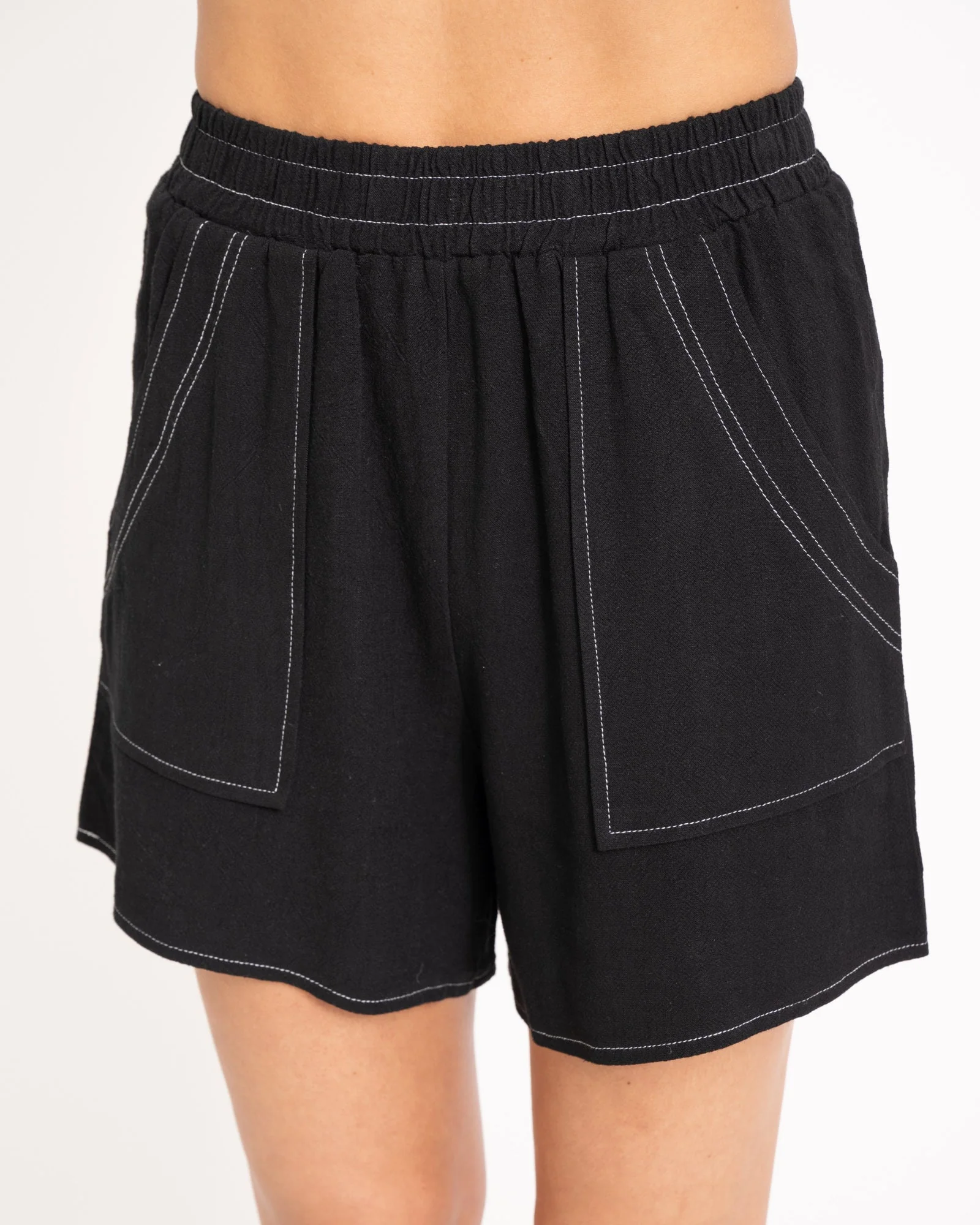 TILTIL Elli Short Melange Black - Image 6