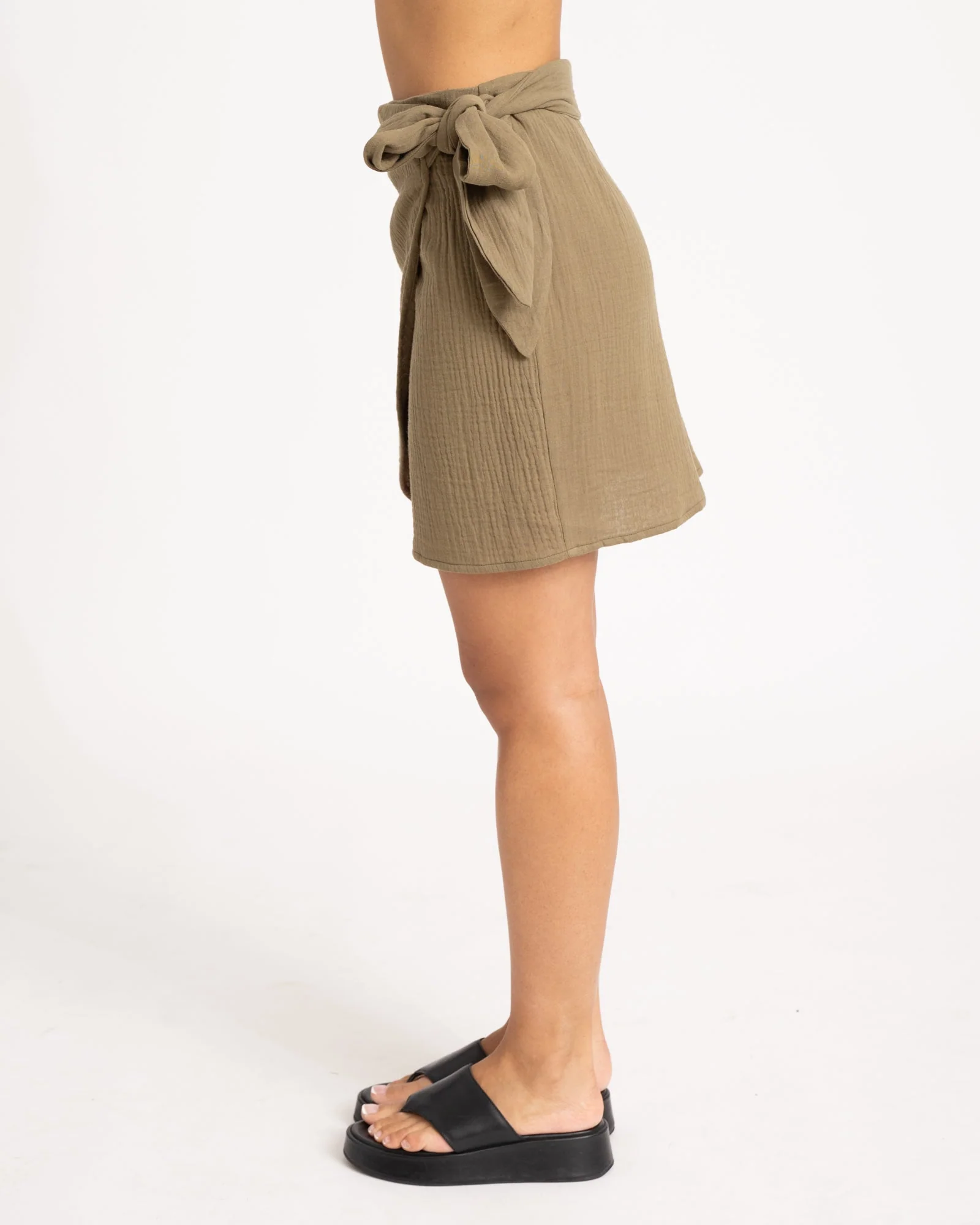 TILTIL Esmee Wrap Skirt Hydro Army - Image 4