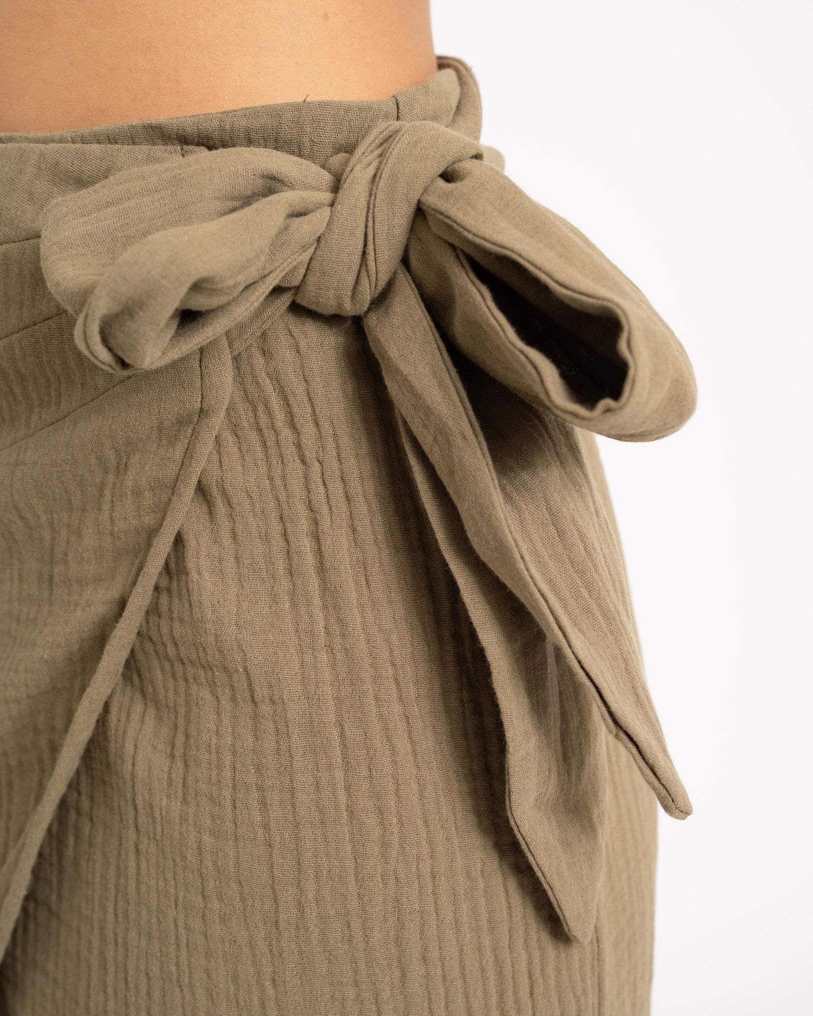 TILTIL Esmee Wrap Skirt Hydro Army - Image 7