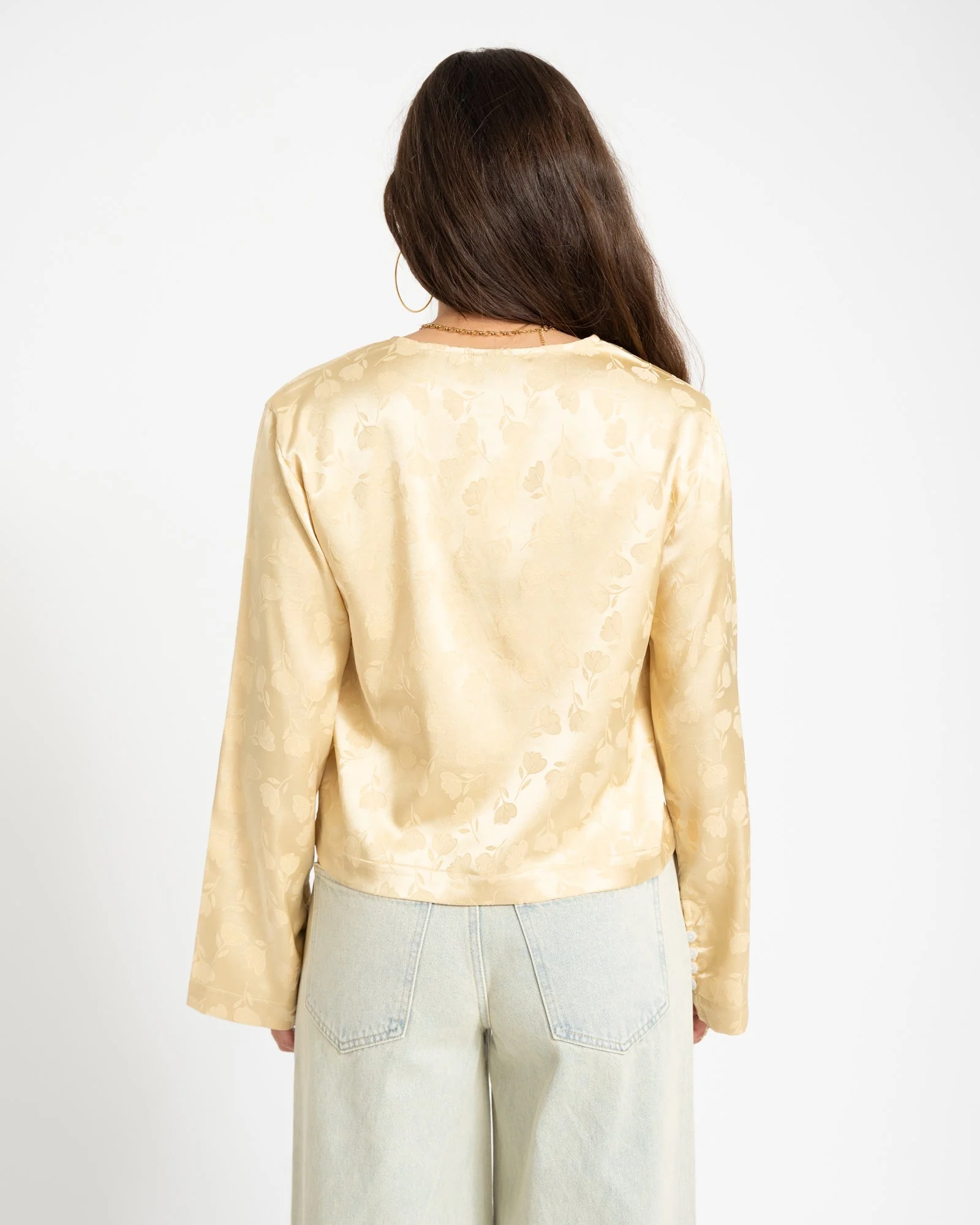 TILTIL Floral Gaia Blouse Butter Yellow - Image 4