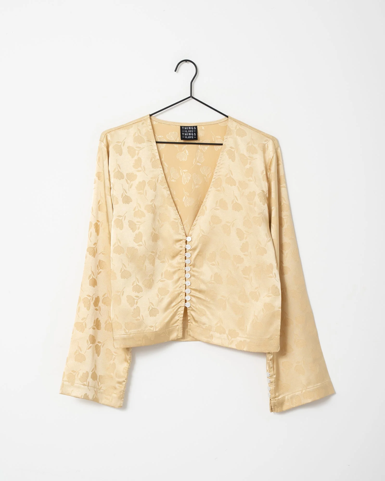 TILTIL Floral Gaia Blouse Butter Yellow - Image 8