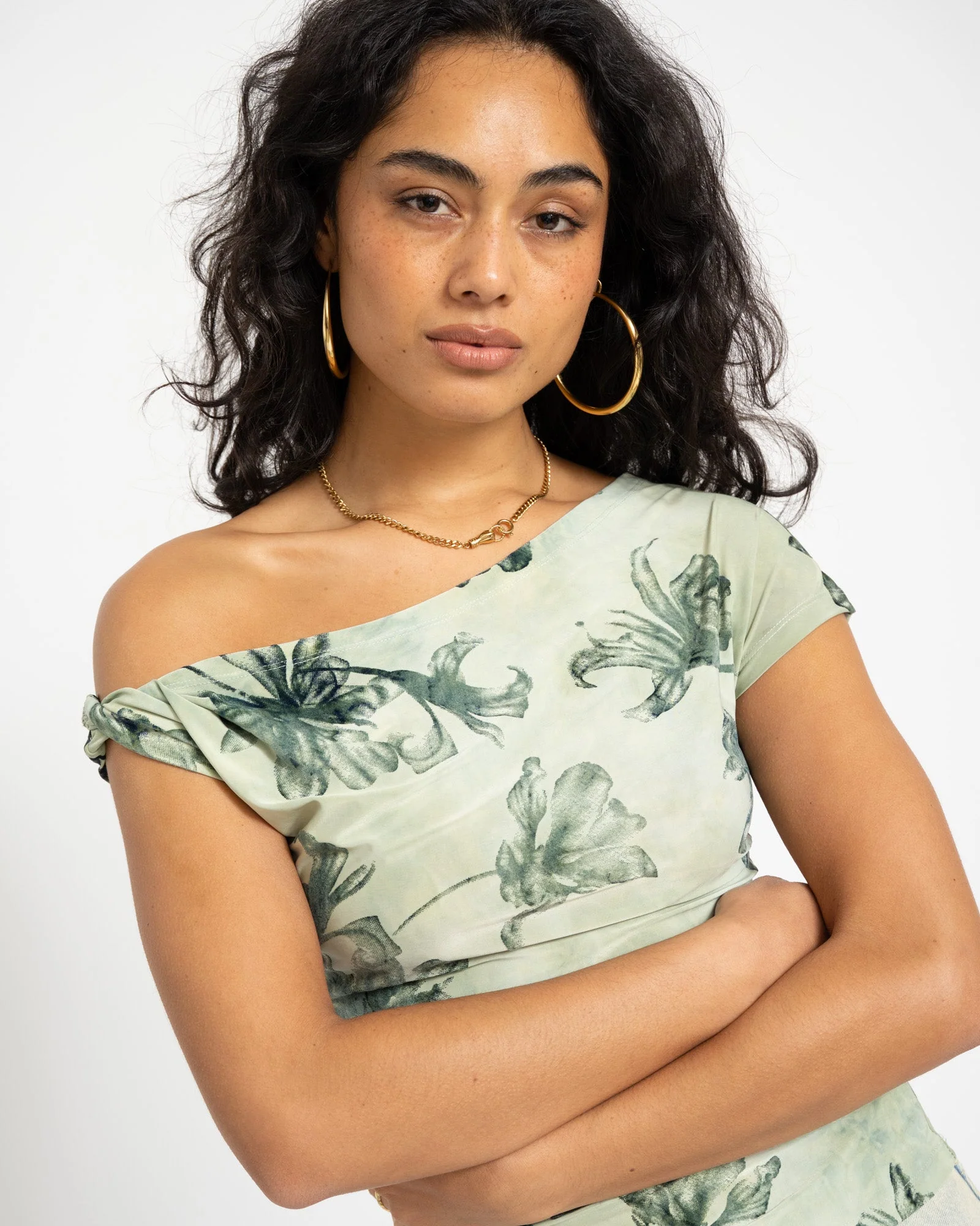 TILTIL Floral Laury Shortsleeve Green