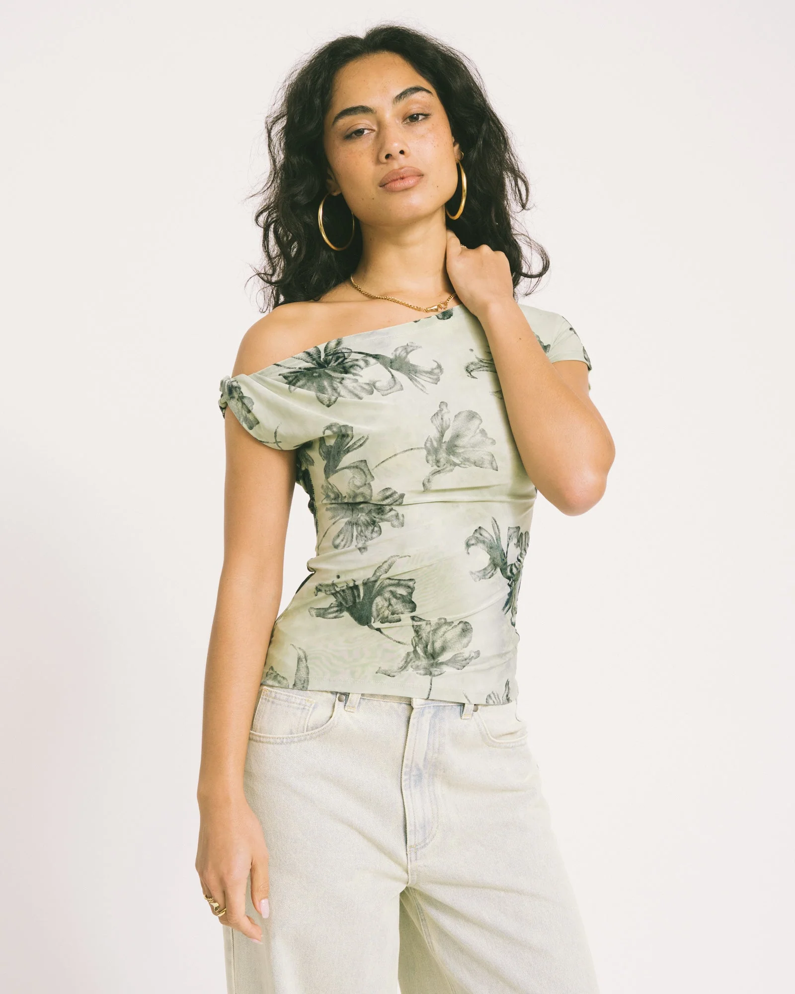 TILTIL Floral Laury Shortsleeve Green - Image 5