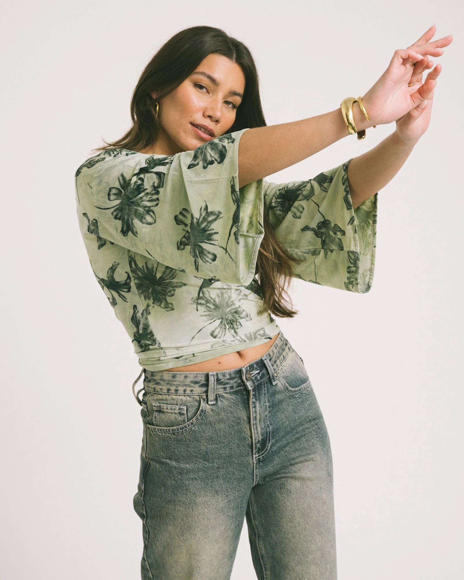 TILTIL Floral Sunny Green