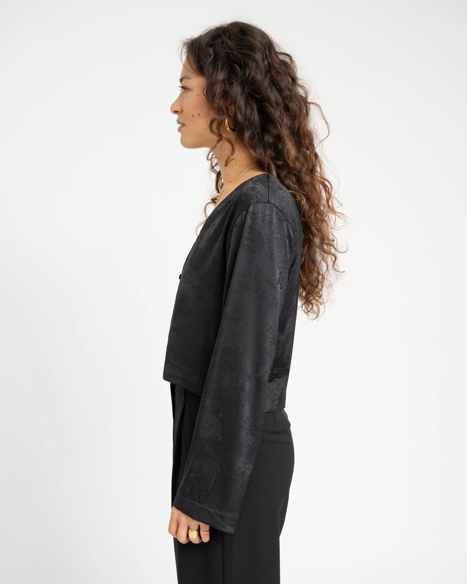 TILTIL Gaia Blouse Black - Image 4