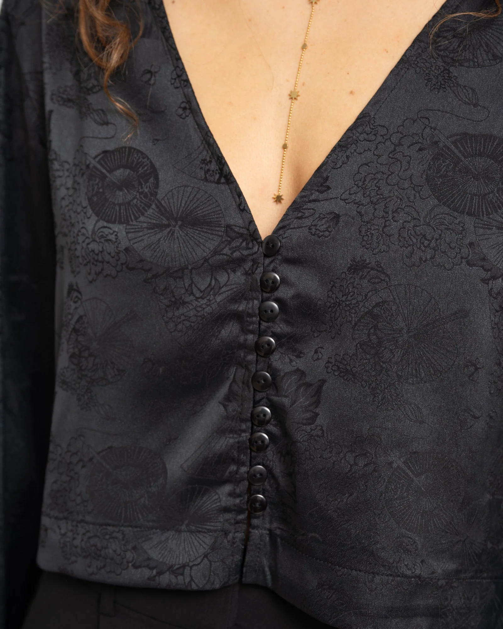 TILTIL Gaia Blouse Black - Image 6
