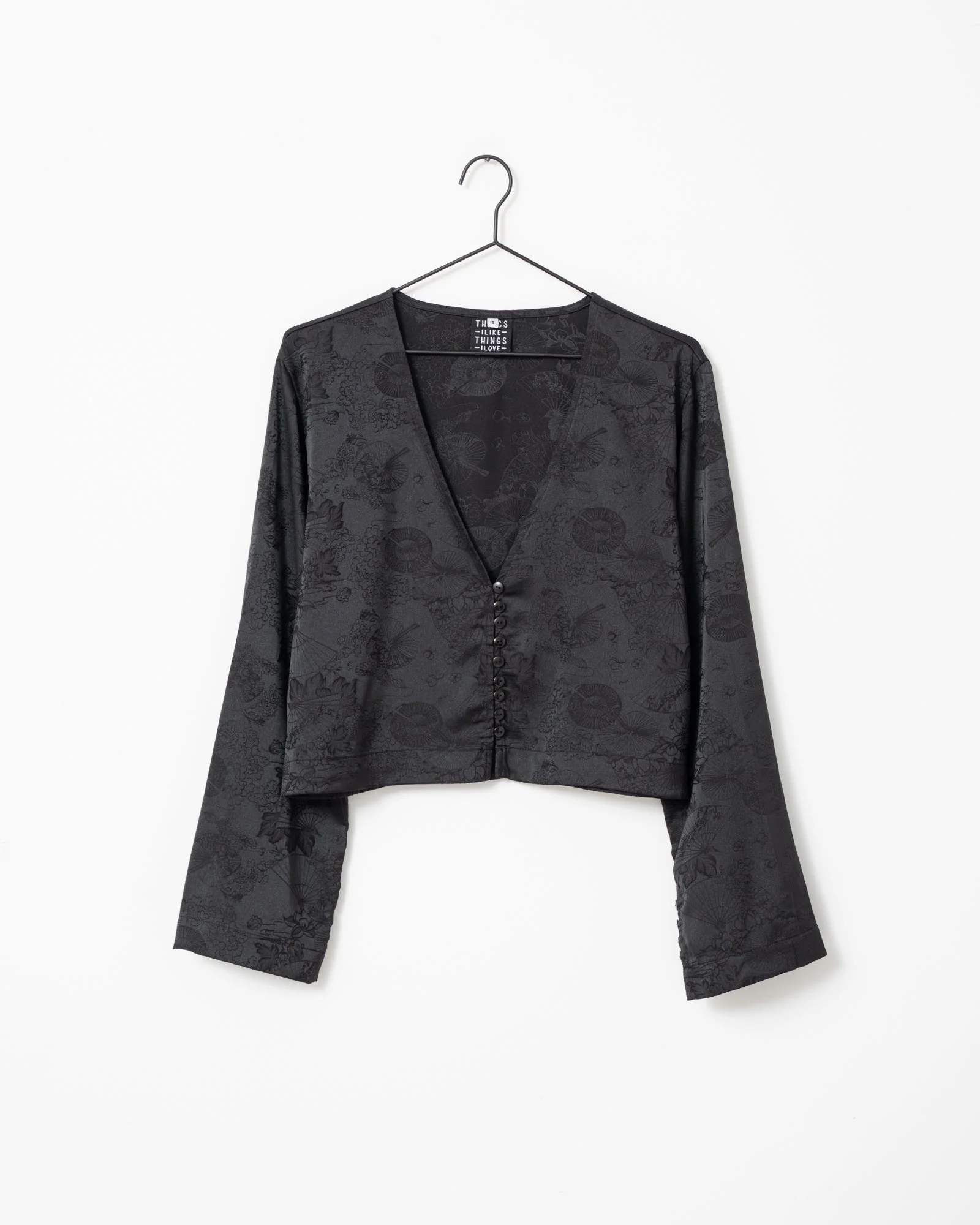 TILTIL Gaia Blouse Black - Image 7