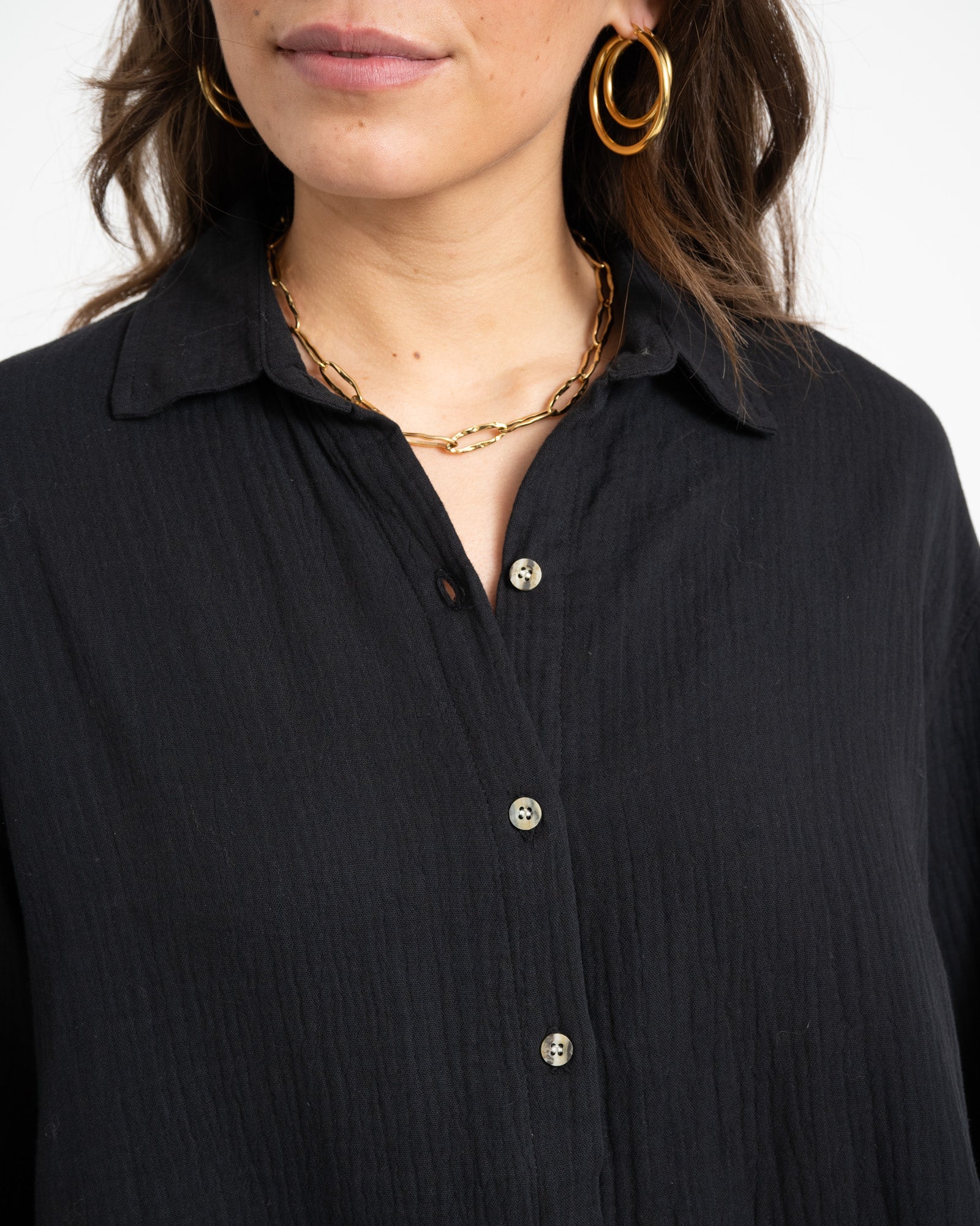 TILTIL Heidi Blouse Black One Size - Image 5