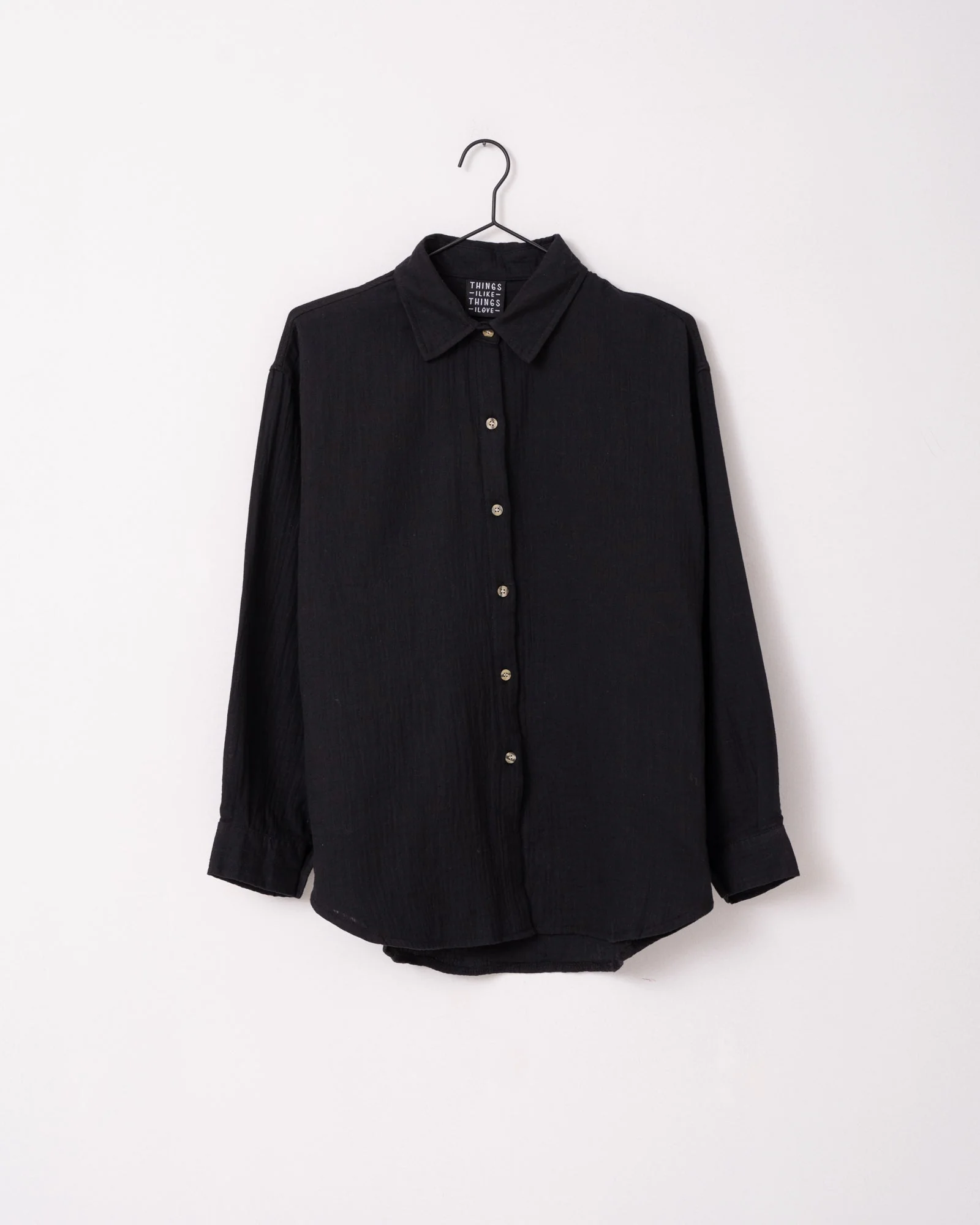 TILTIL Heidi Blouse Black One Size - Image 6