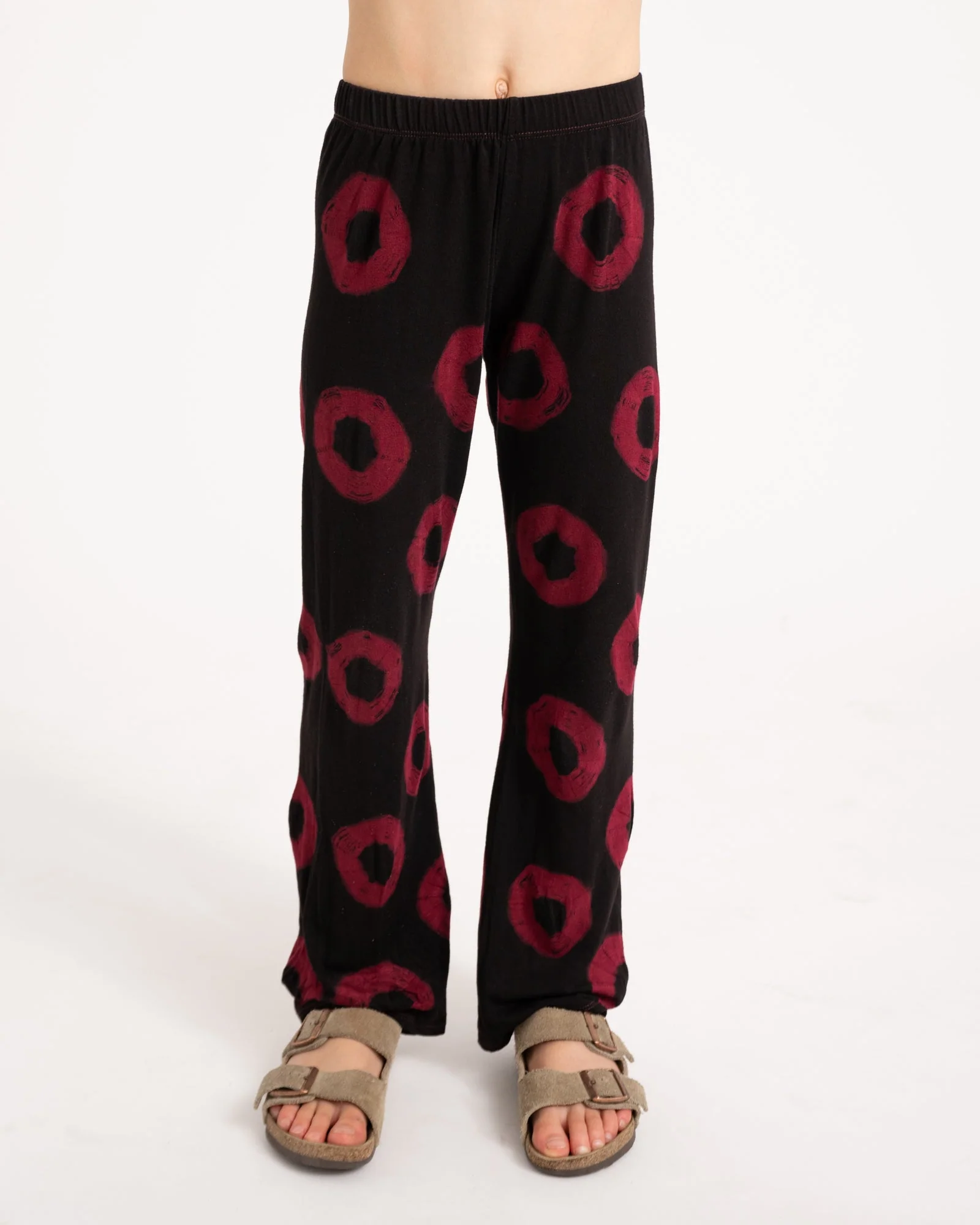 TILTIL Isli Mini Pants Batik Burgundy - Image 4