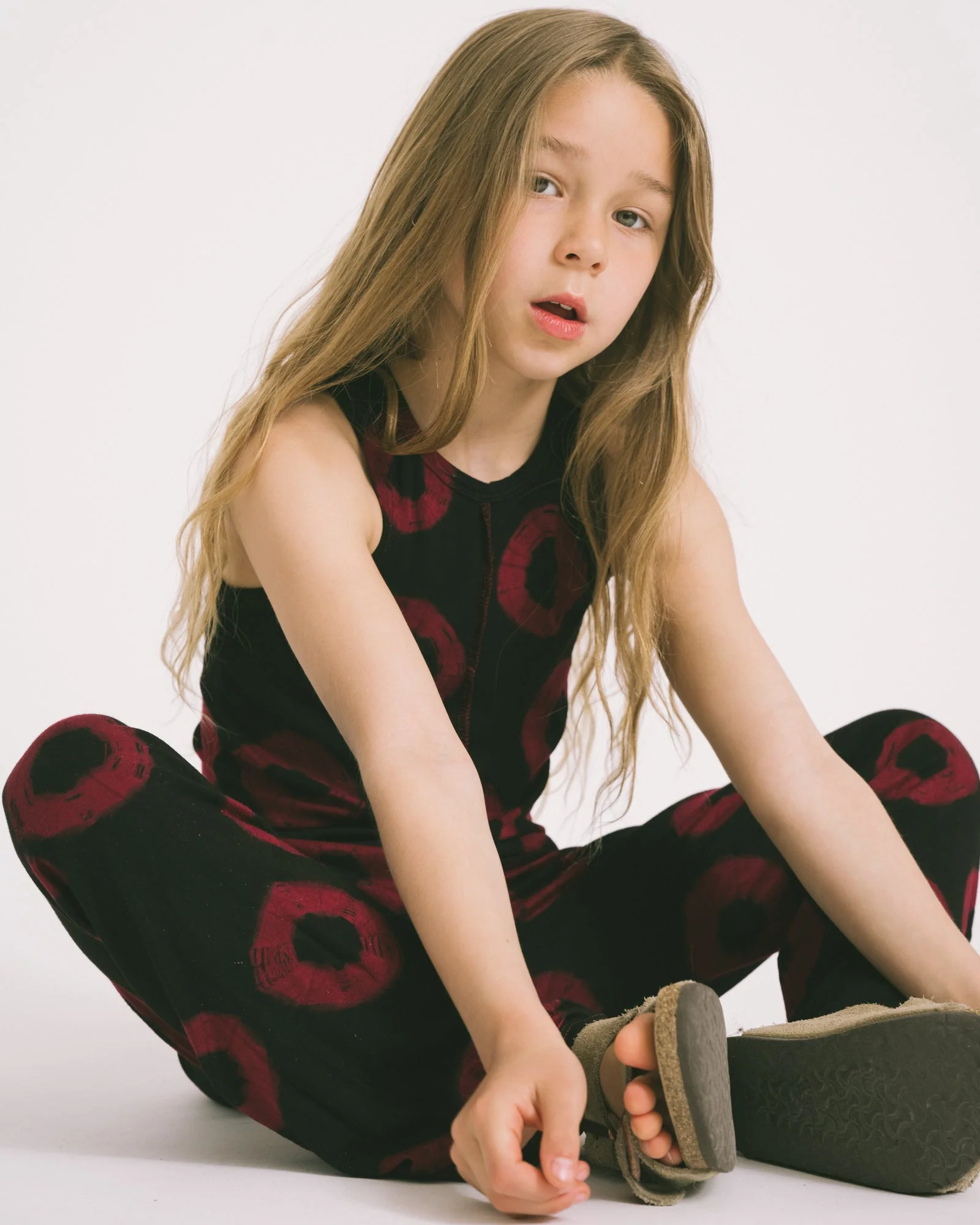TILTIL Isli Mini Top Burgundy Batik - Image 3