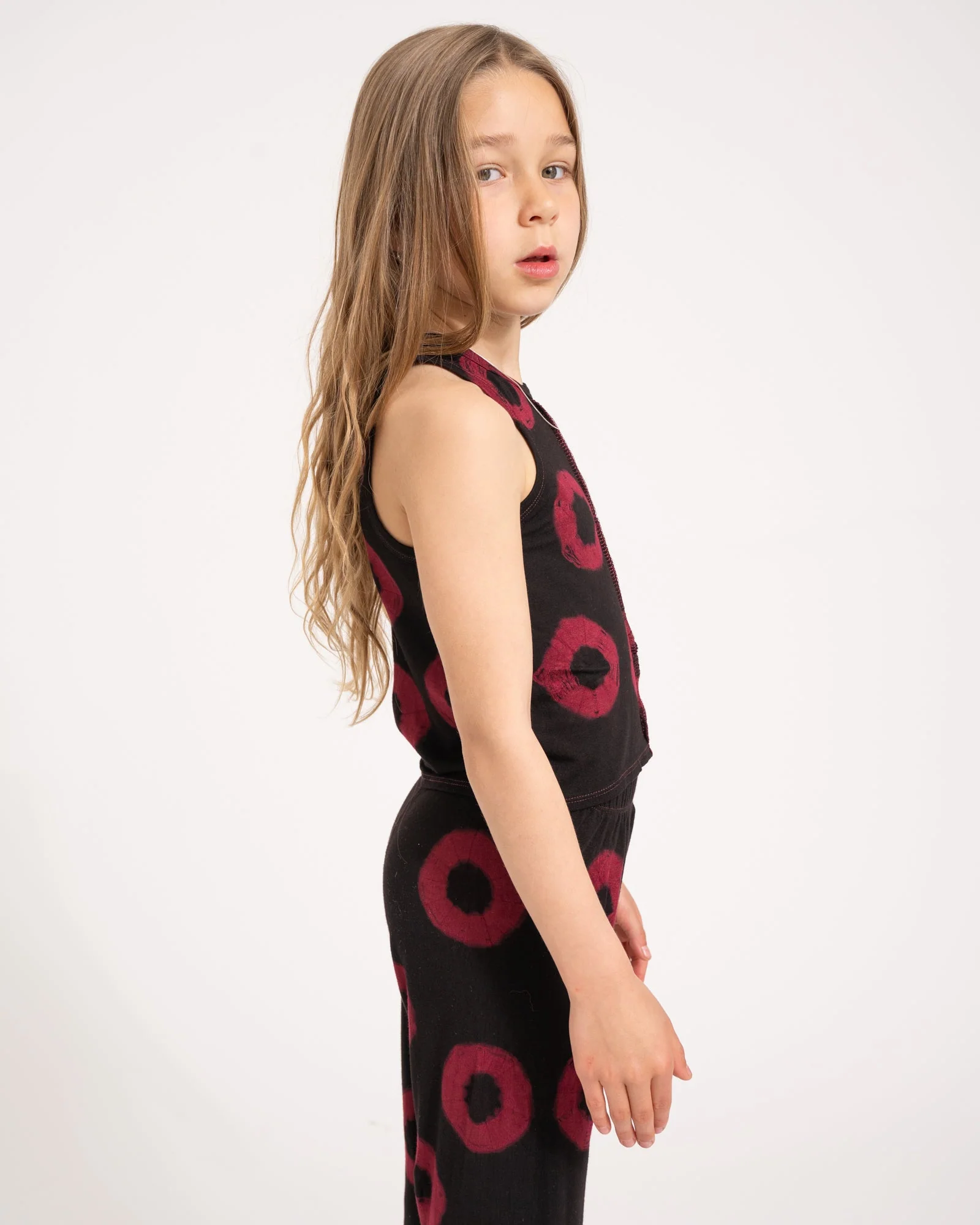 TILTIL Isli Mini Top Burgundy Batik - Image 5