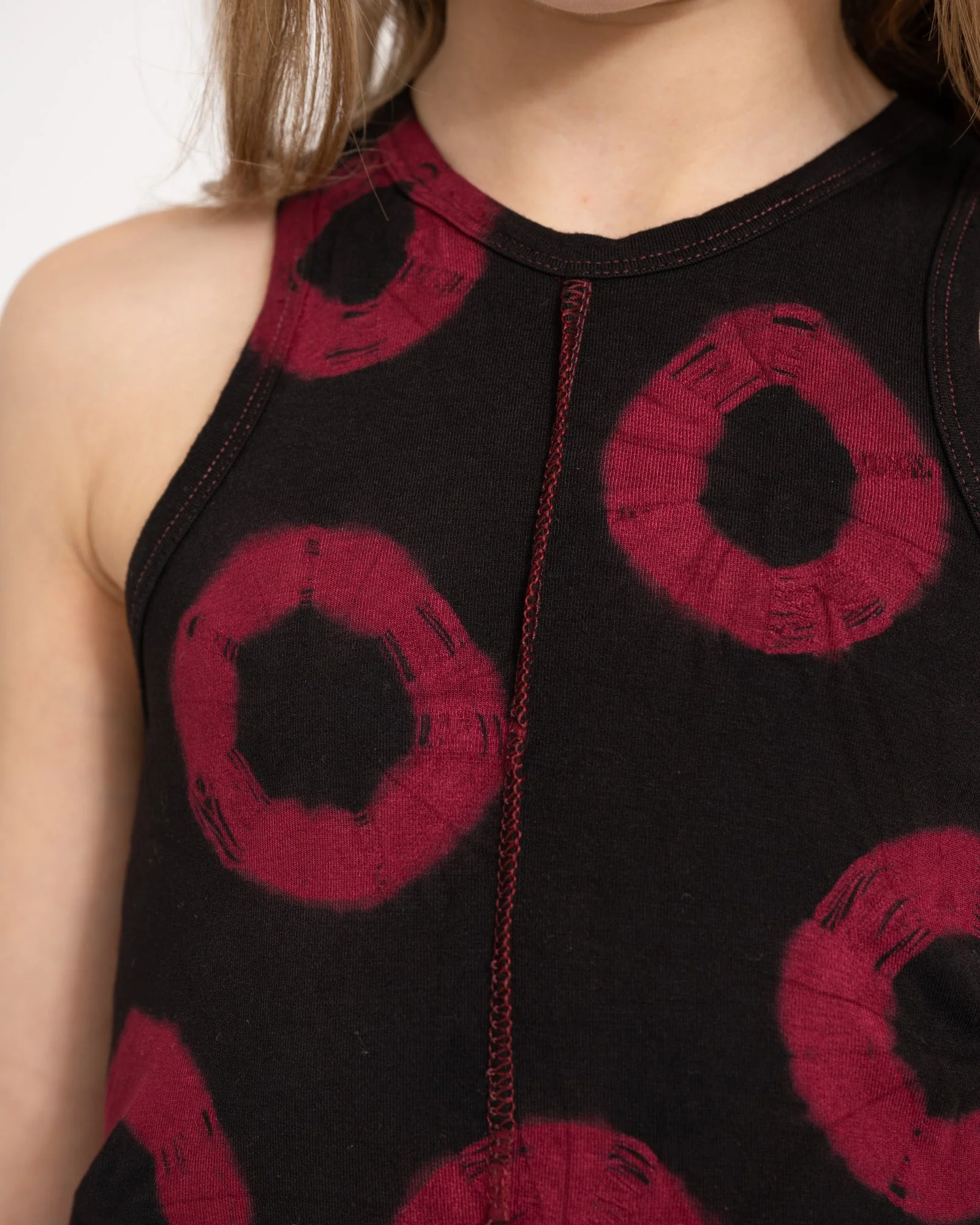 TILTIL Isli Mini Top Burgundy Batik - Image 7