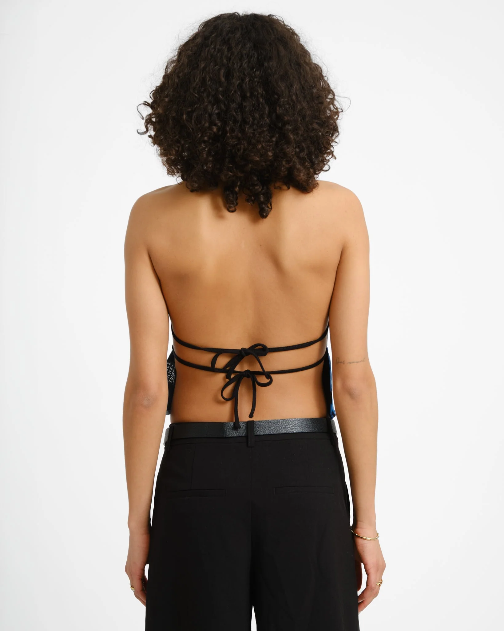 TILTIL Jenna Open Back Top Blue - Image 6