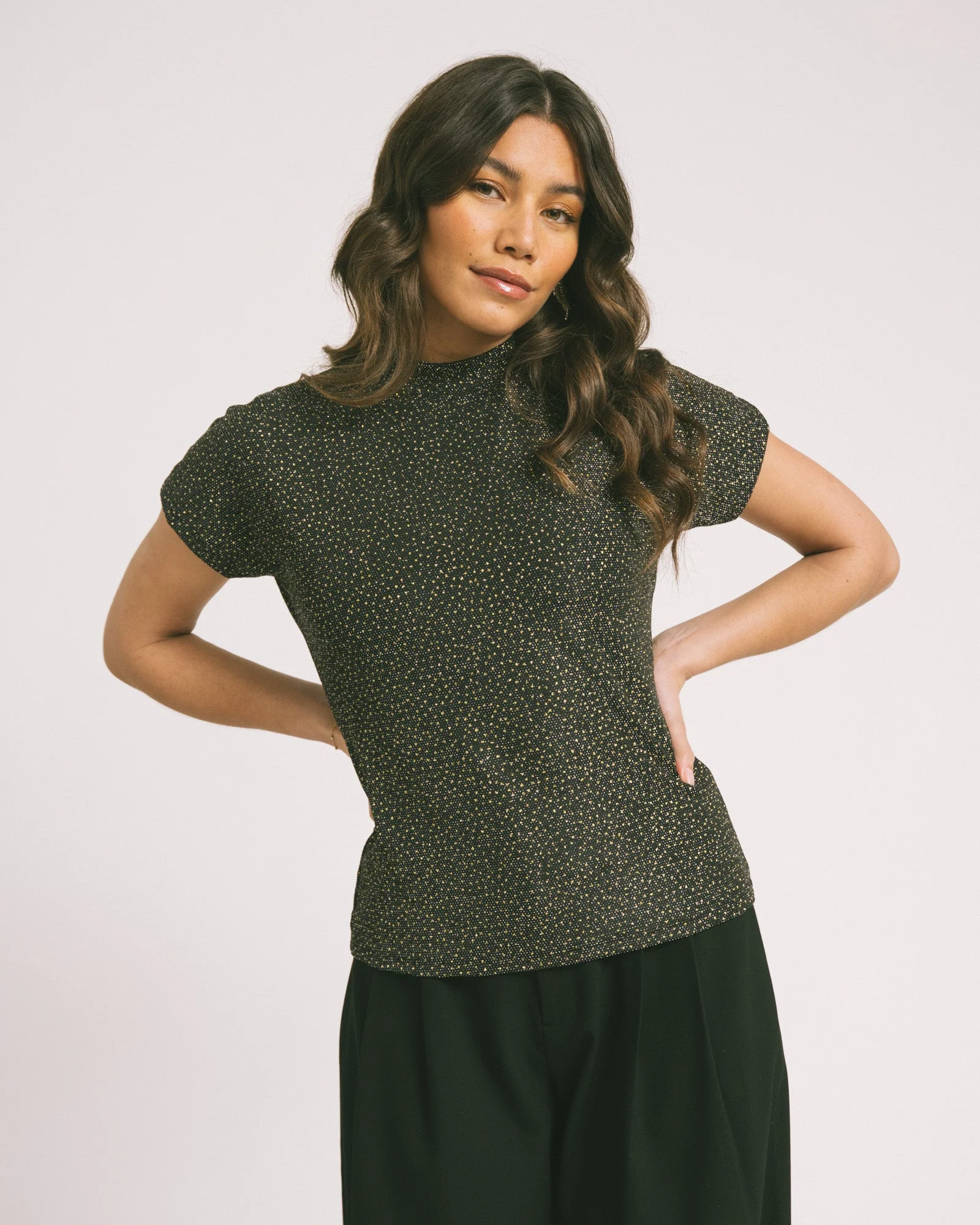 TILTIL Jetta Shortsleeve Sparkle Antraciet - Image 2