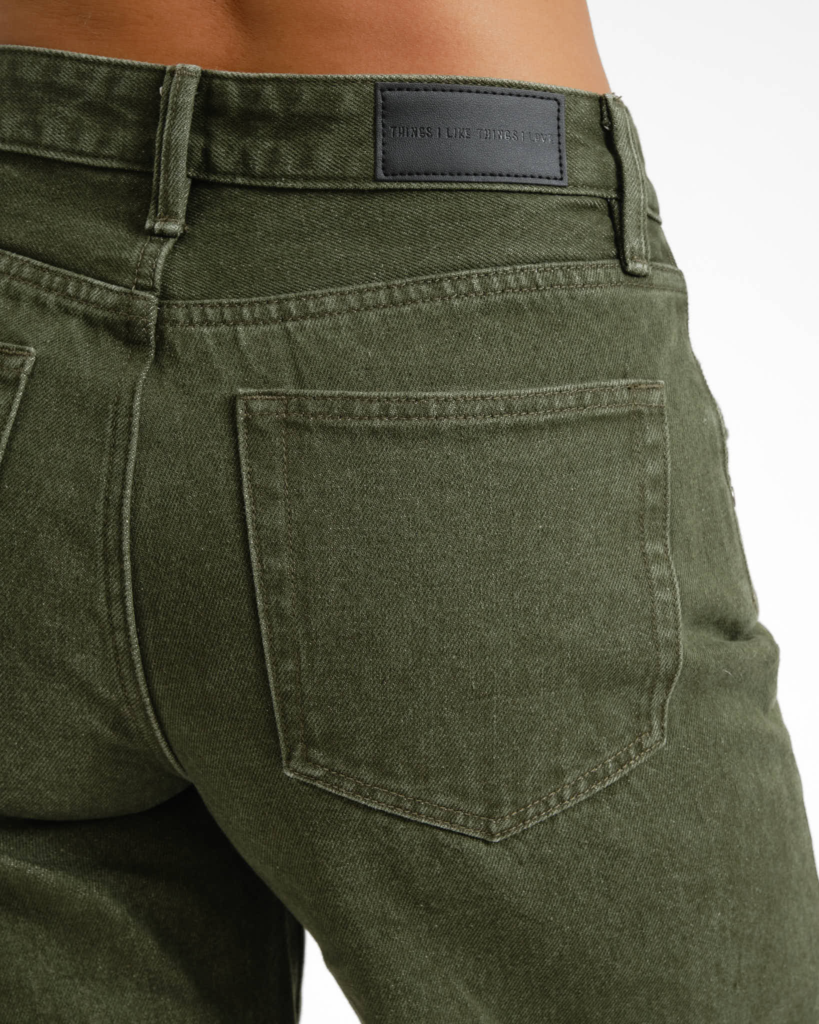 TILTIL Joa Barrel Jeans Donkergroen - Image 6