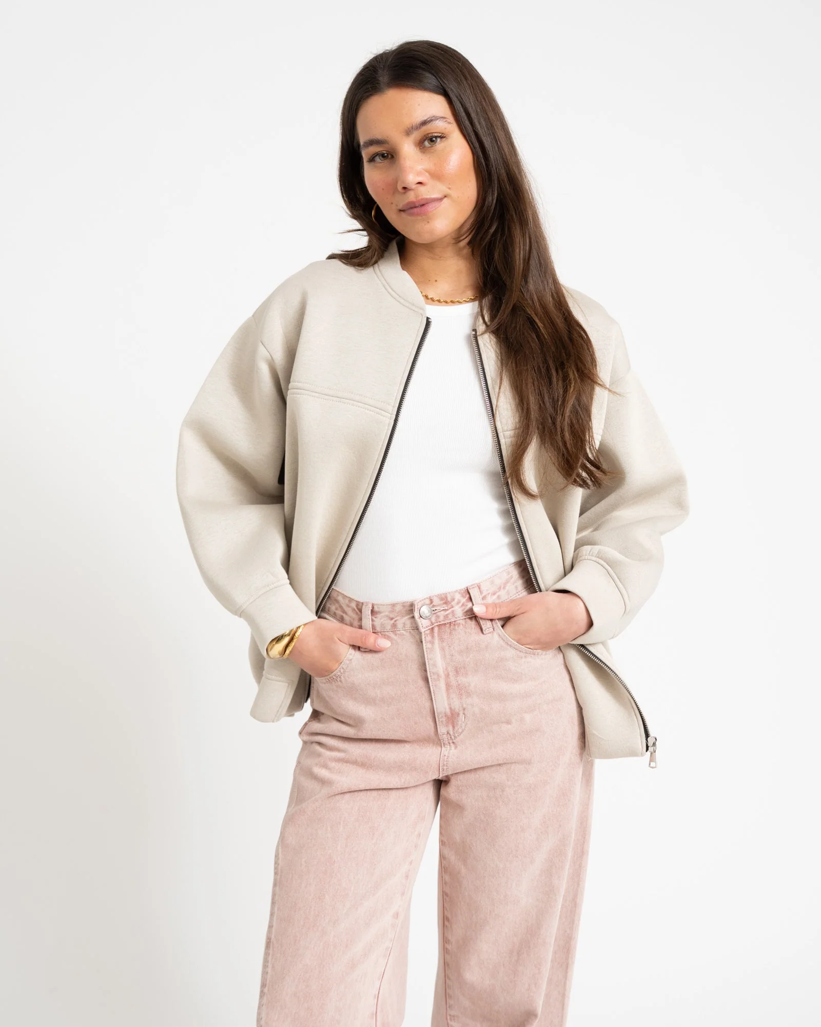 TILTIL Joyce Jacket Sand One Size