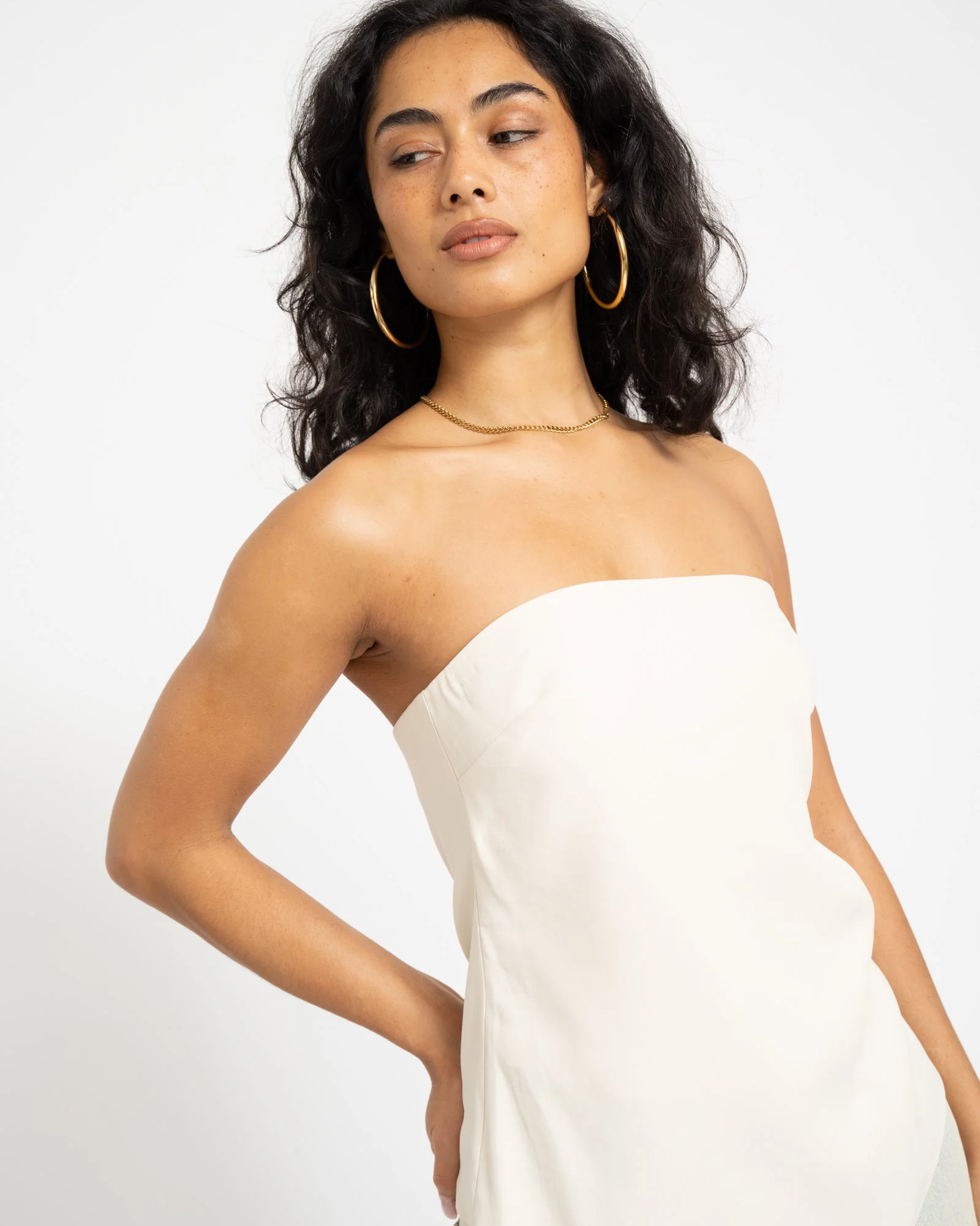TILTIL Jule Strapless Top Offwhite - Image 6