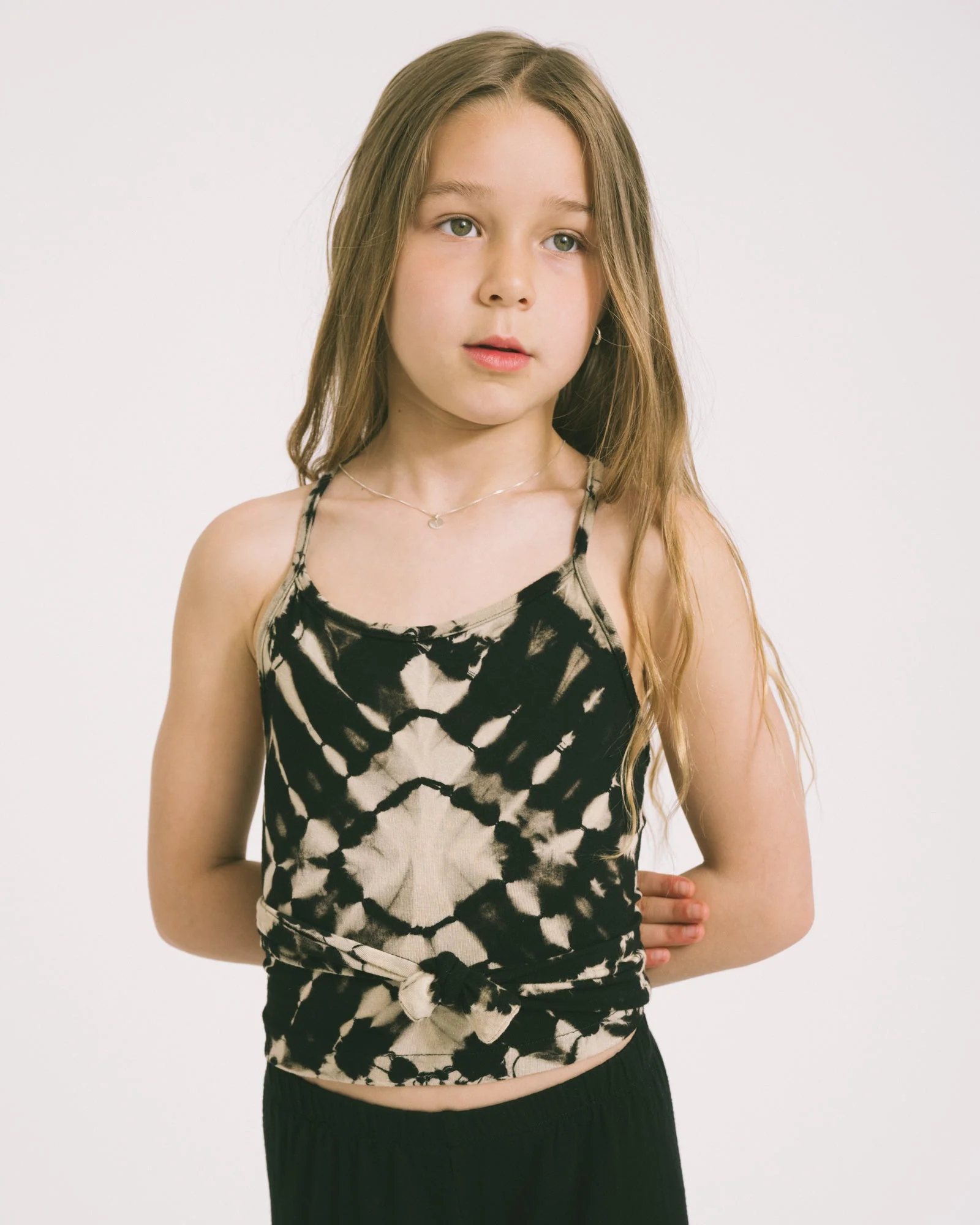 TILTIL Kiki Tie Dye Top Black Mini - Image 4