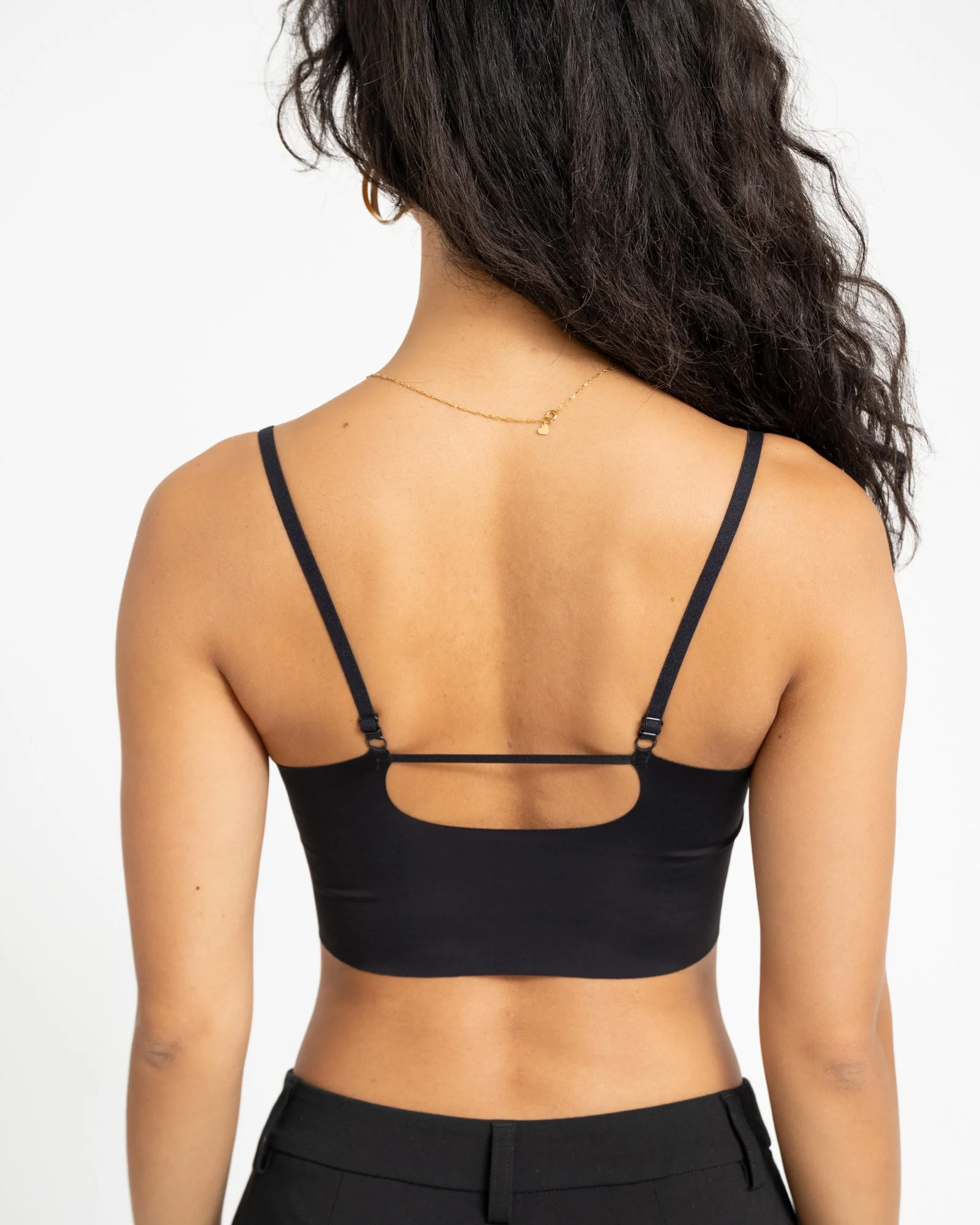TILTIL Lace Bandeau Bralette Zwart One Size - Image 5