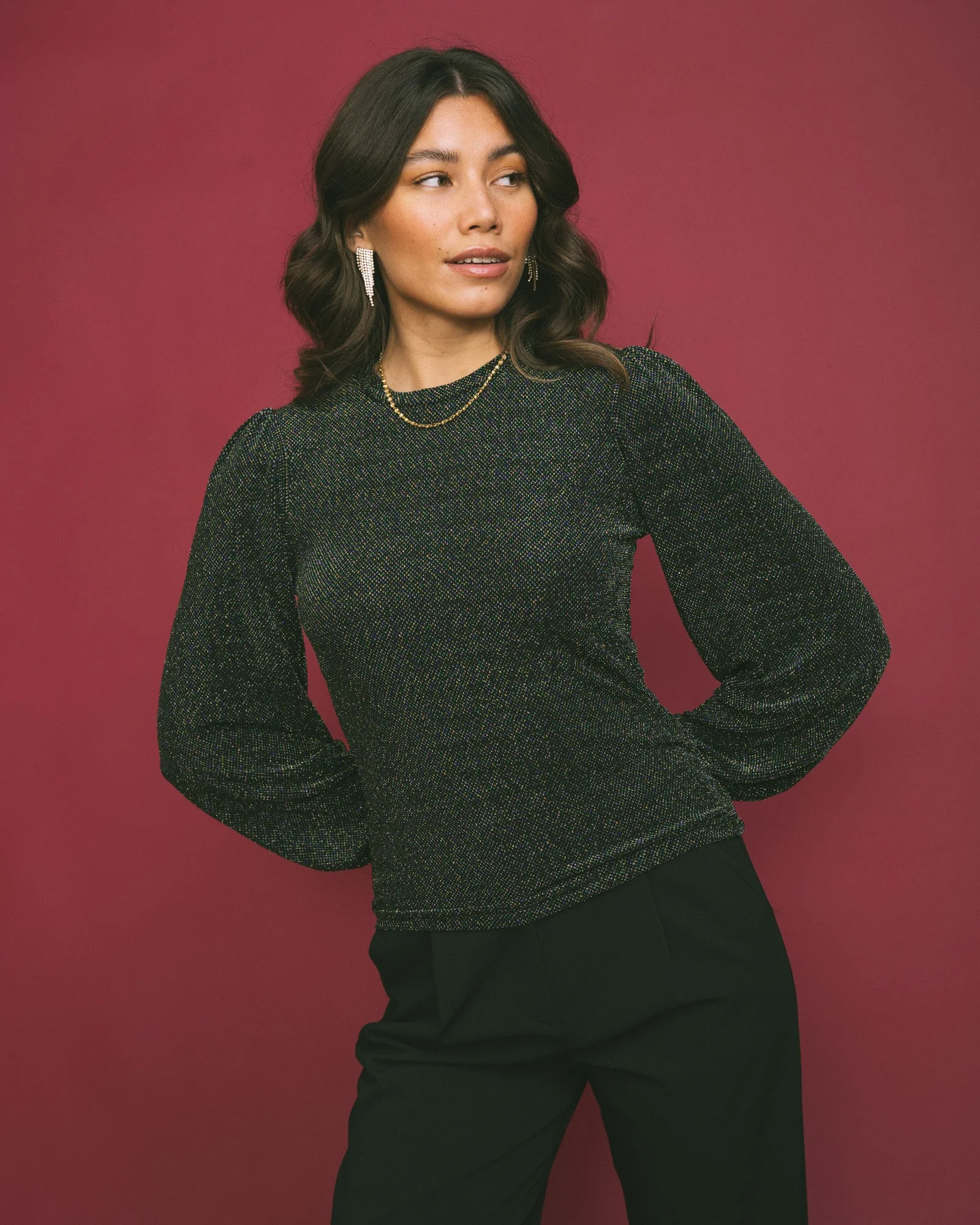 TILTIL Lieze Longsleeve Anthracite - Image 2