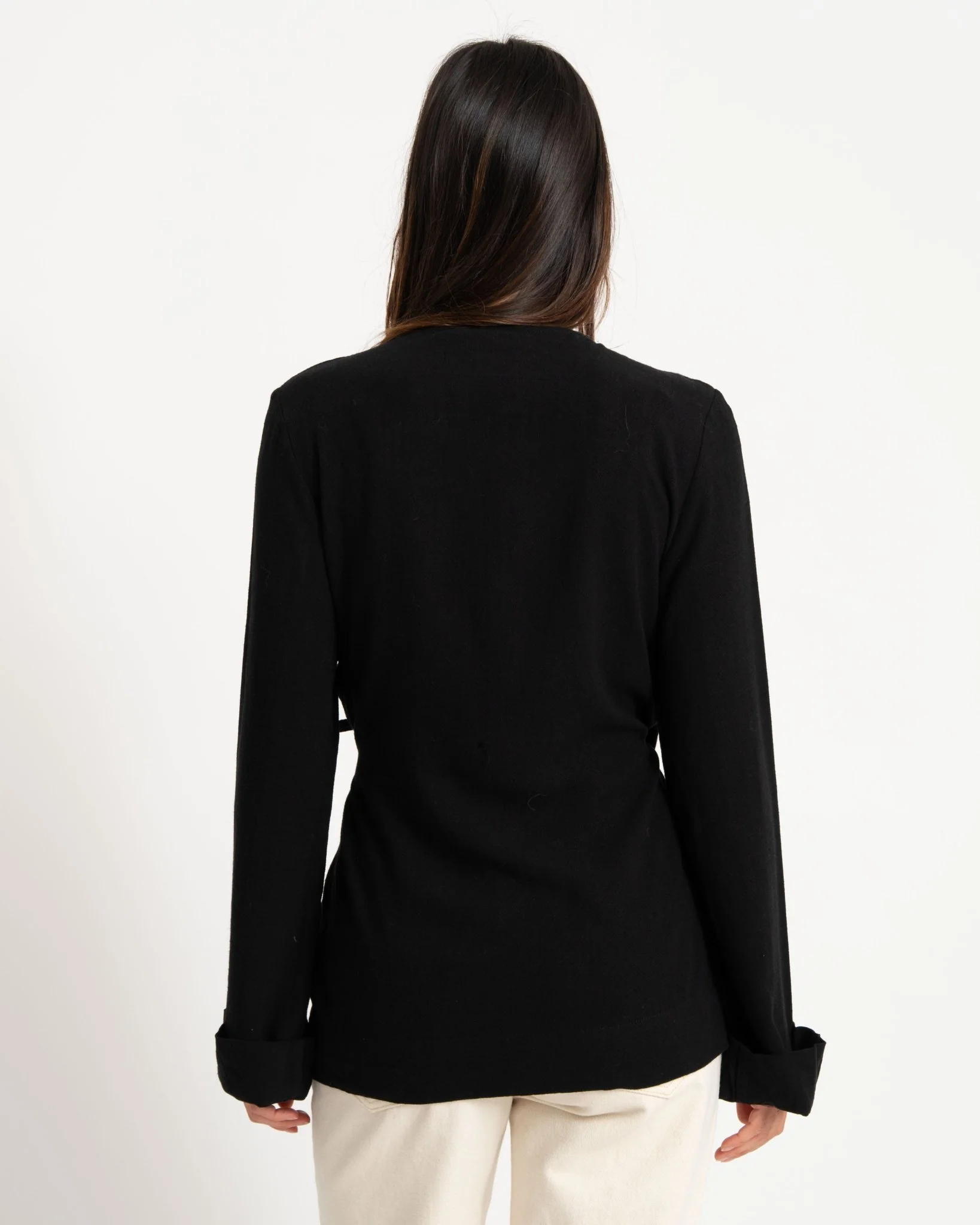TILTIL Lily Kimono Linen Black - Image 5