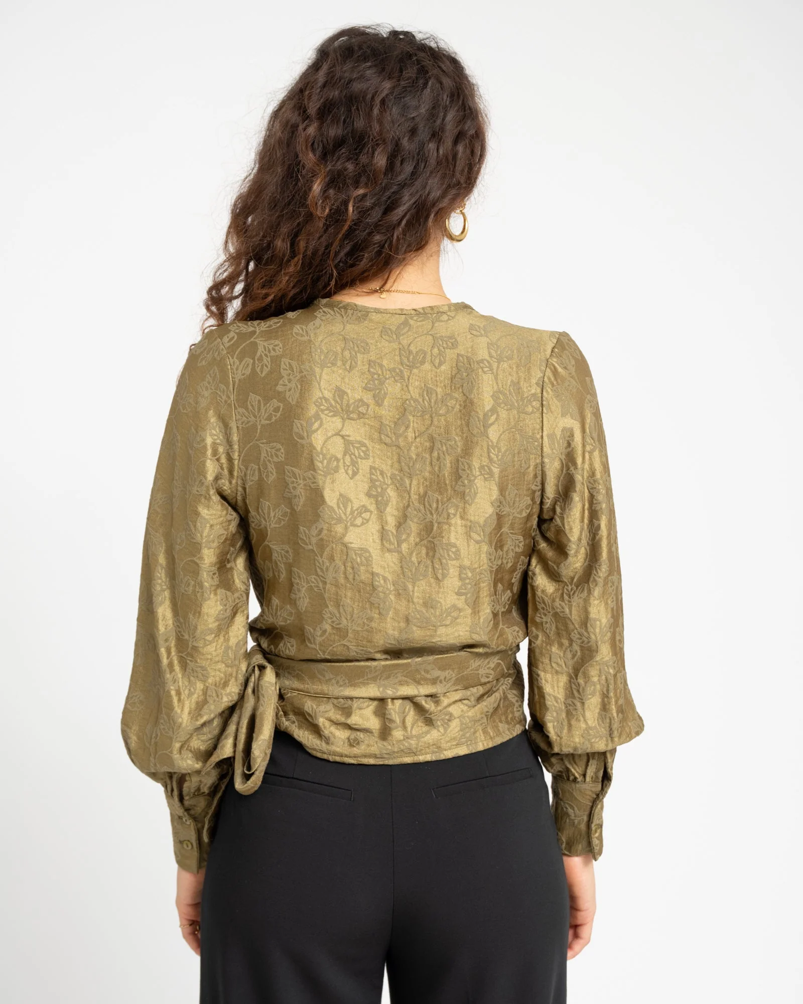 TILTIL Linde Blouse Olive - Image 4