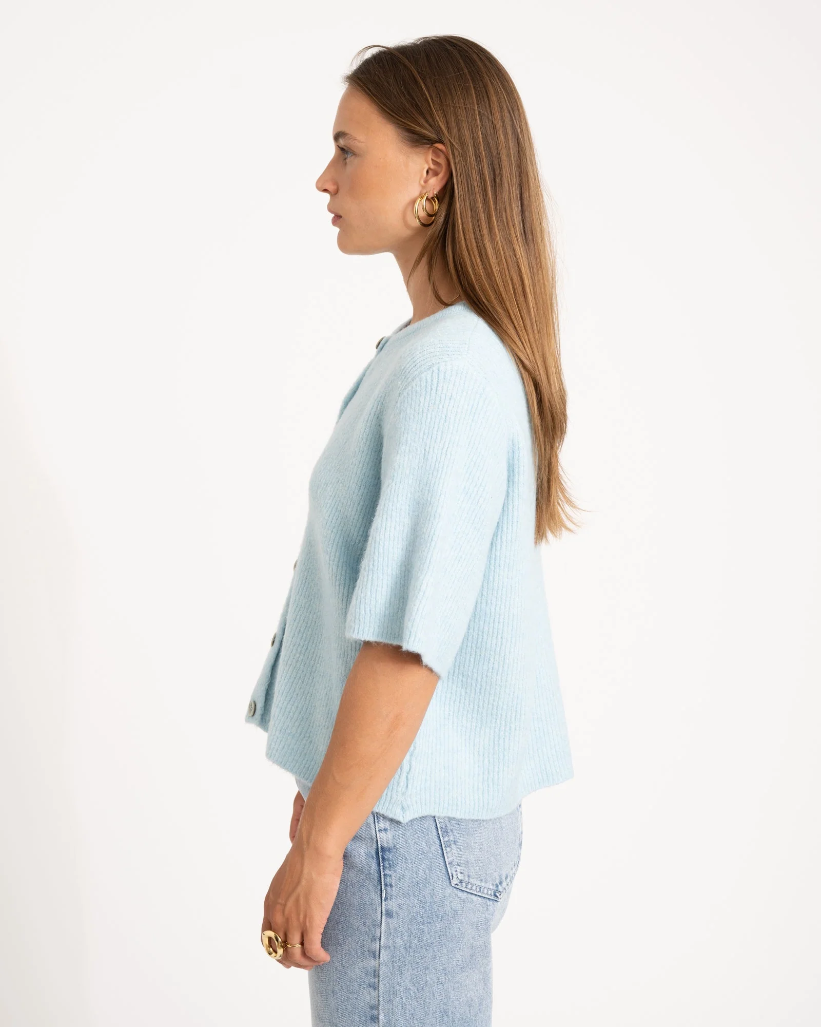 TILTIL Loen Knit Light Blue One Size - Image 3