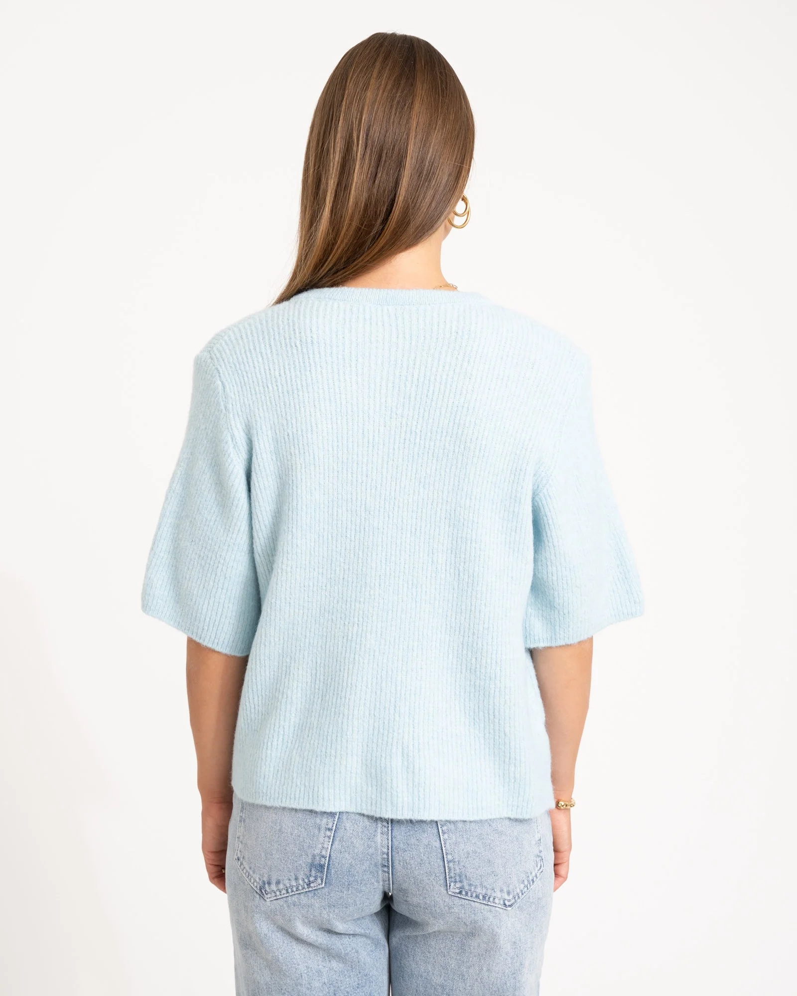 TILTIL Loen Knit Light Blue One Size - Image 4
